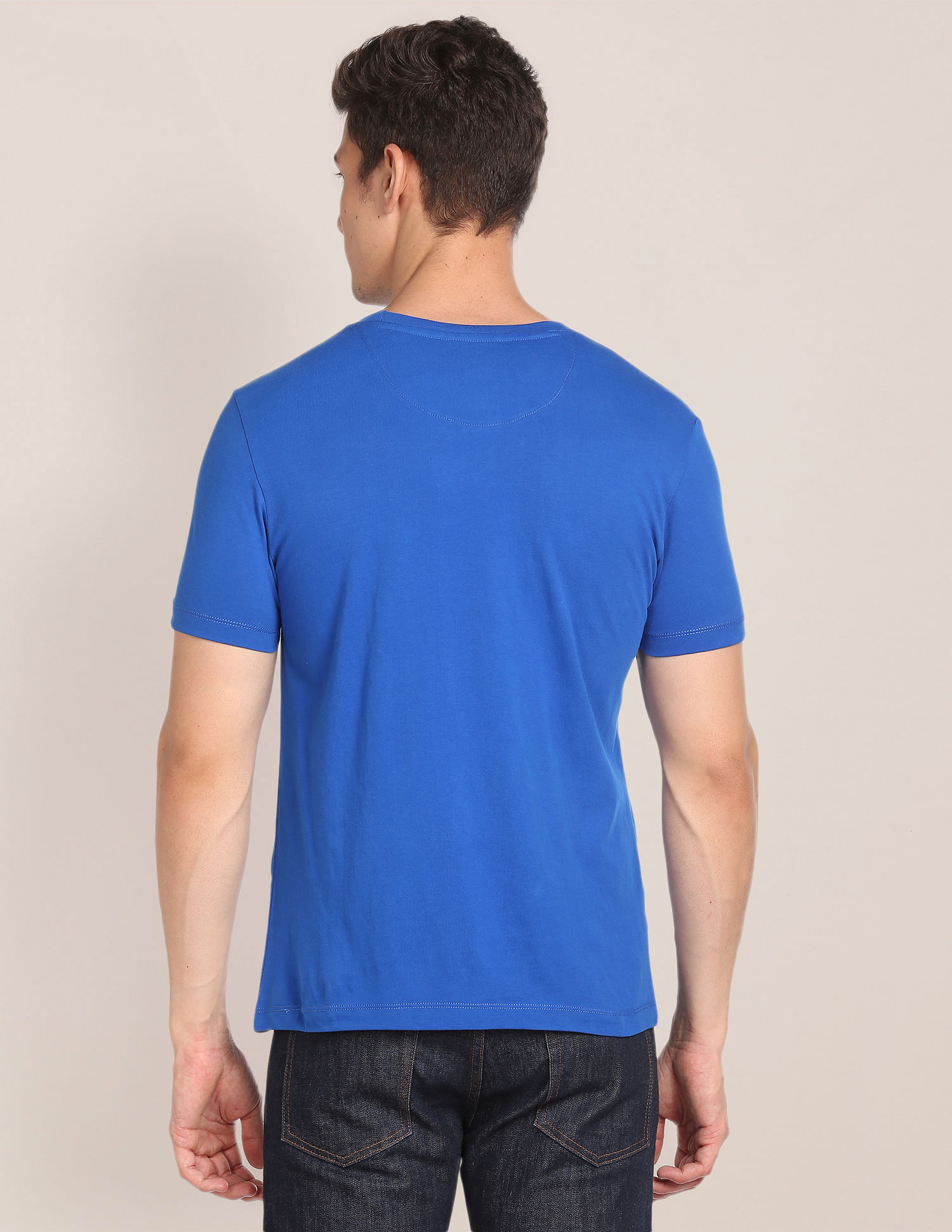 U.S. Polo Assn. Crew Neck Brand Print T-Shirt