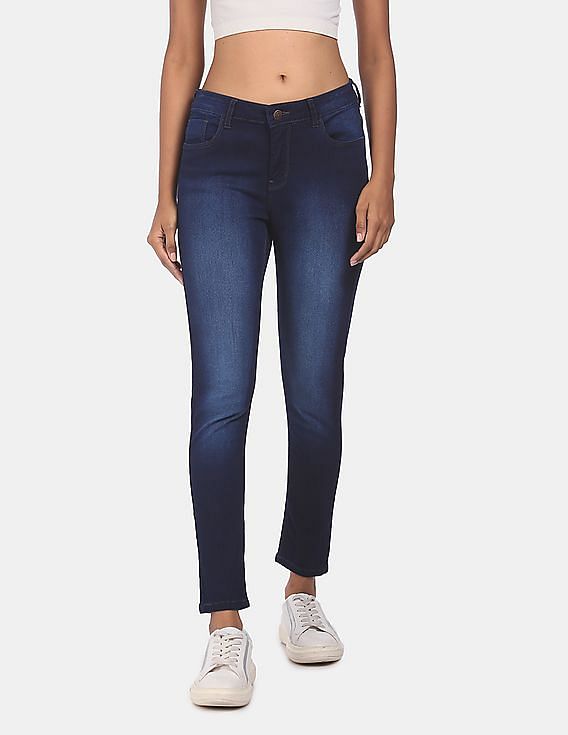 Flying Machine Women Stone Wash Veronica Skinny Fit Jeans
