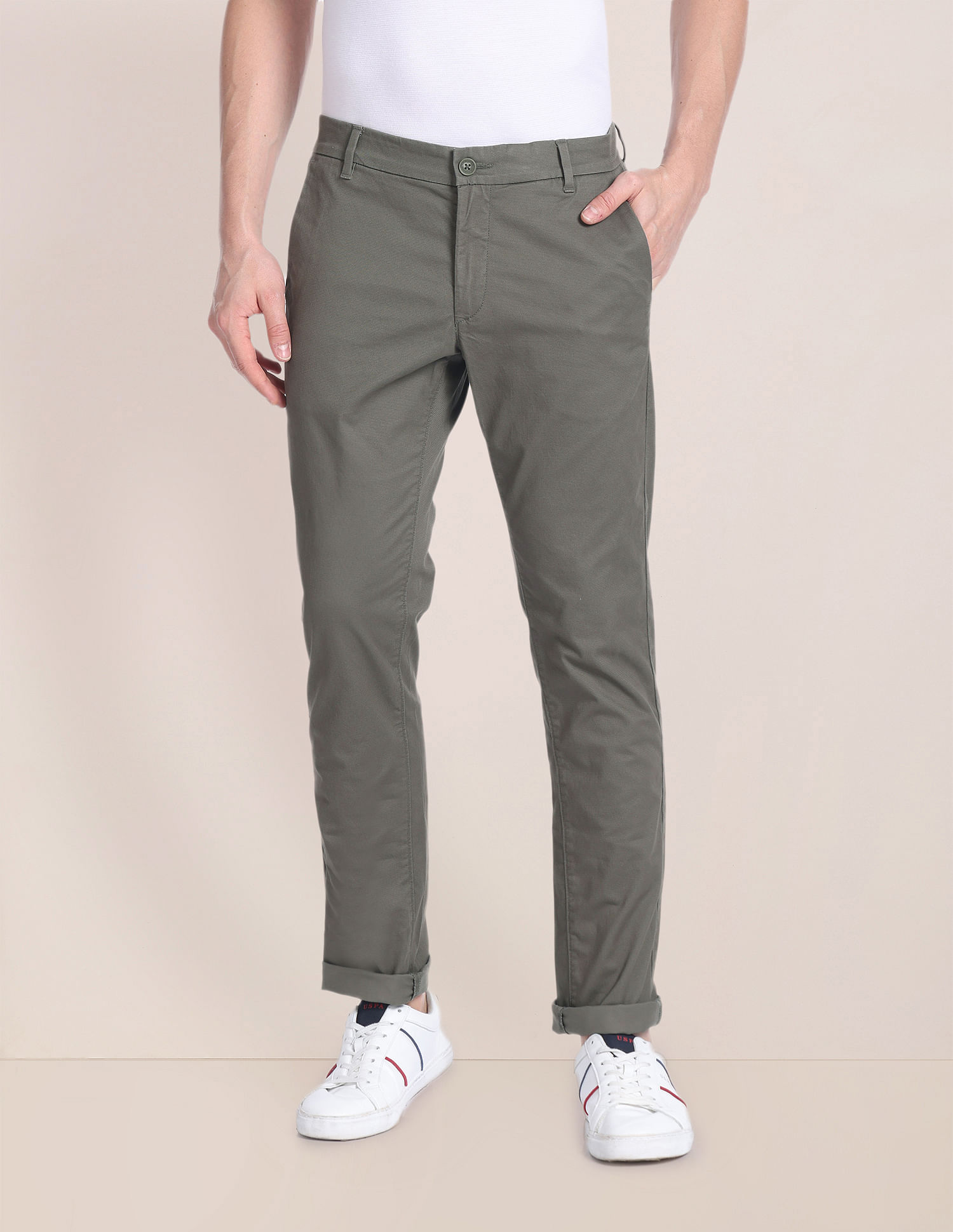 Polo Ralph Lauren Slim Fit Wool Twill Trousers | Bloomingdale's