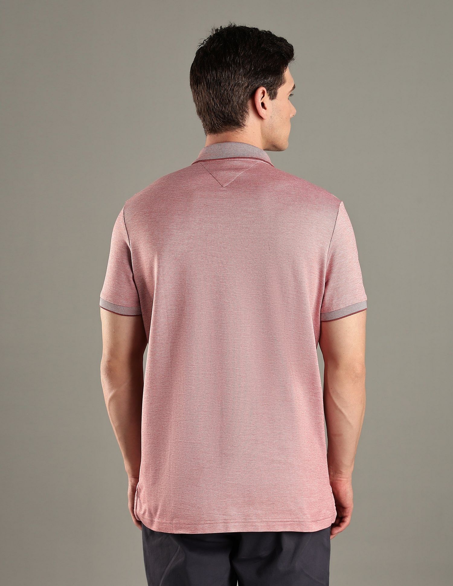 Tommy Hilfiger Printed Regular-Fit Cotton Polo T-Shirt