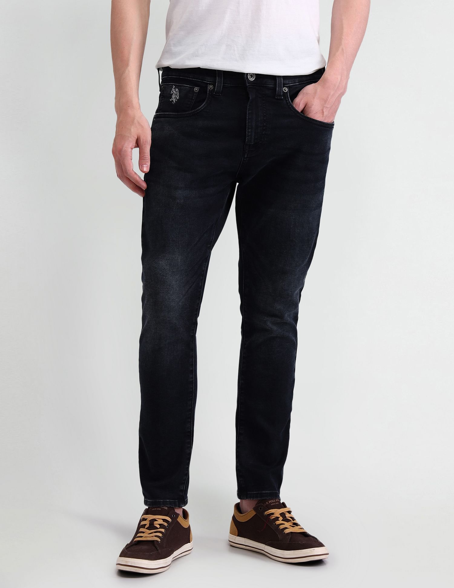 U.S. Polo Assn. Denim Co. Henry Tapered Cropped Jeans