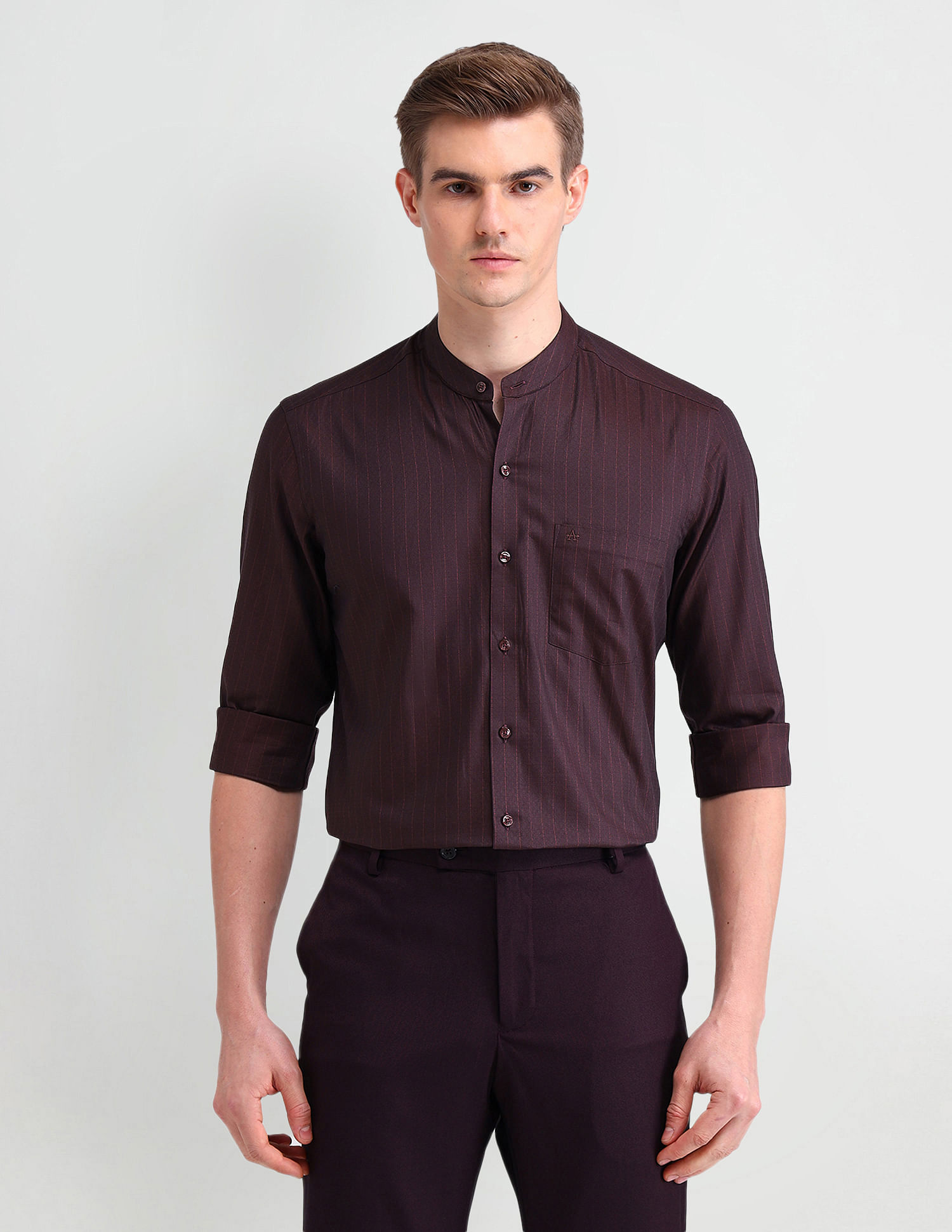 Arrow Vertical Striped Dobby Shirt