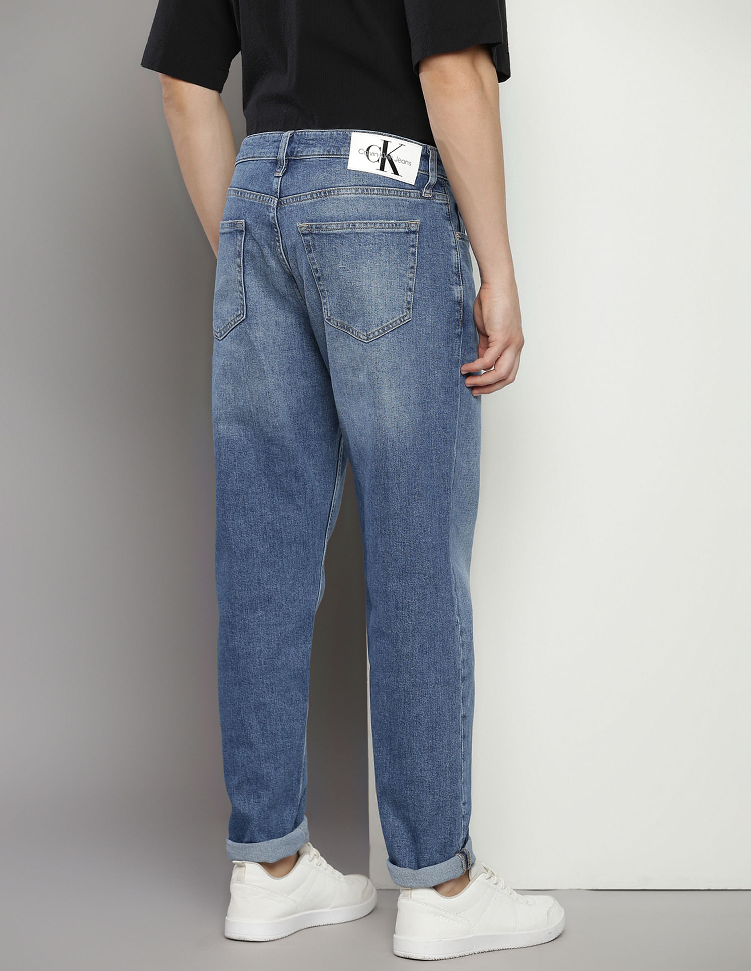 Calvin Klein Jeans Recycled Cotton Stone Wash Jeans