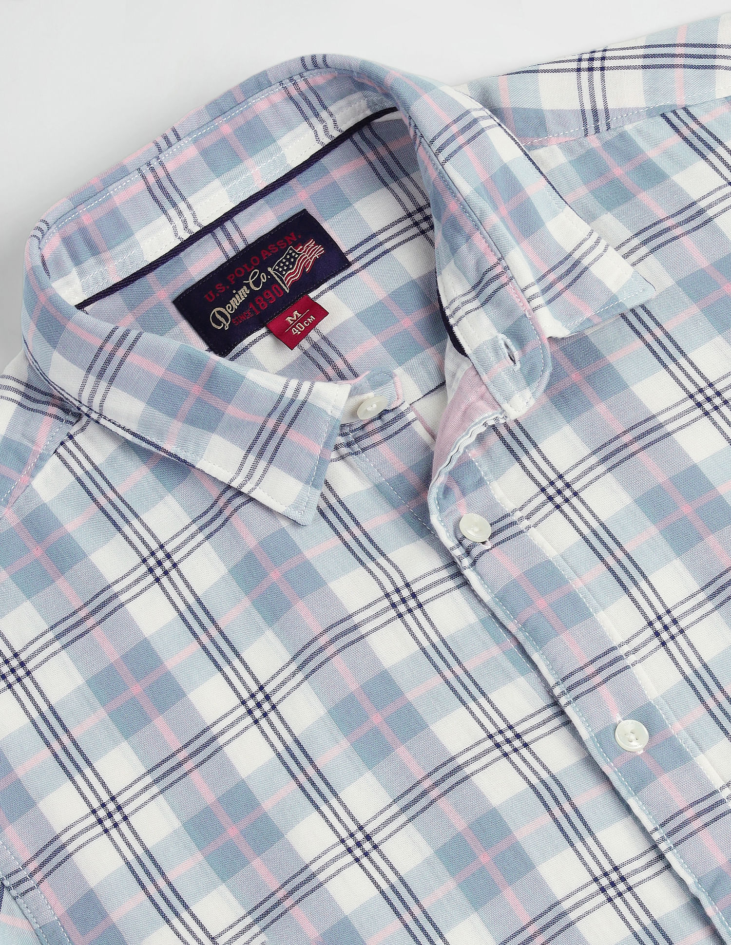 U.S. Polo Assn. Denim Co. Tartan Check Slim Shirt