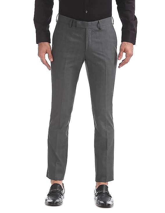 Regent Fit Brooks Brothers Cool Micro-Check Trousers