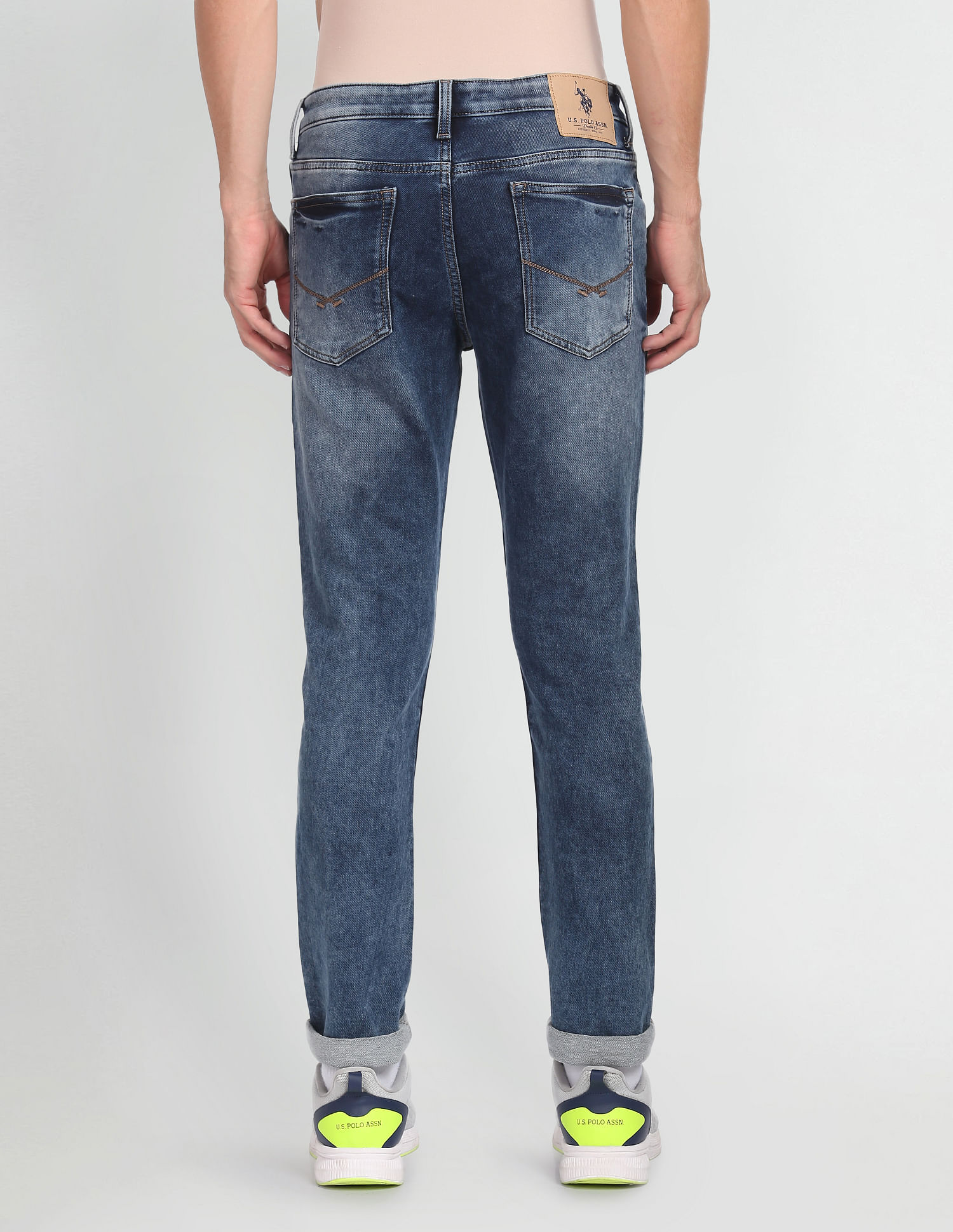 U.S. Polo Assn. Denim Co. Slim Tapered Fit Blue Jeans