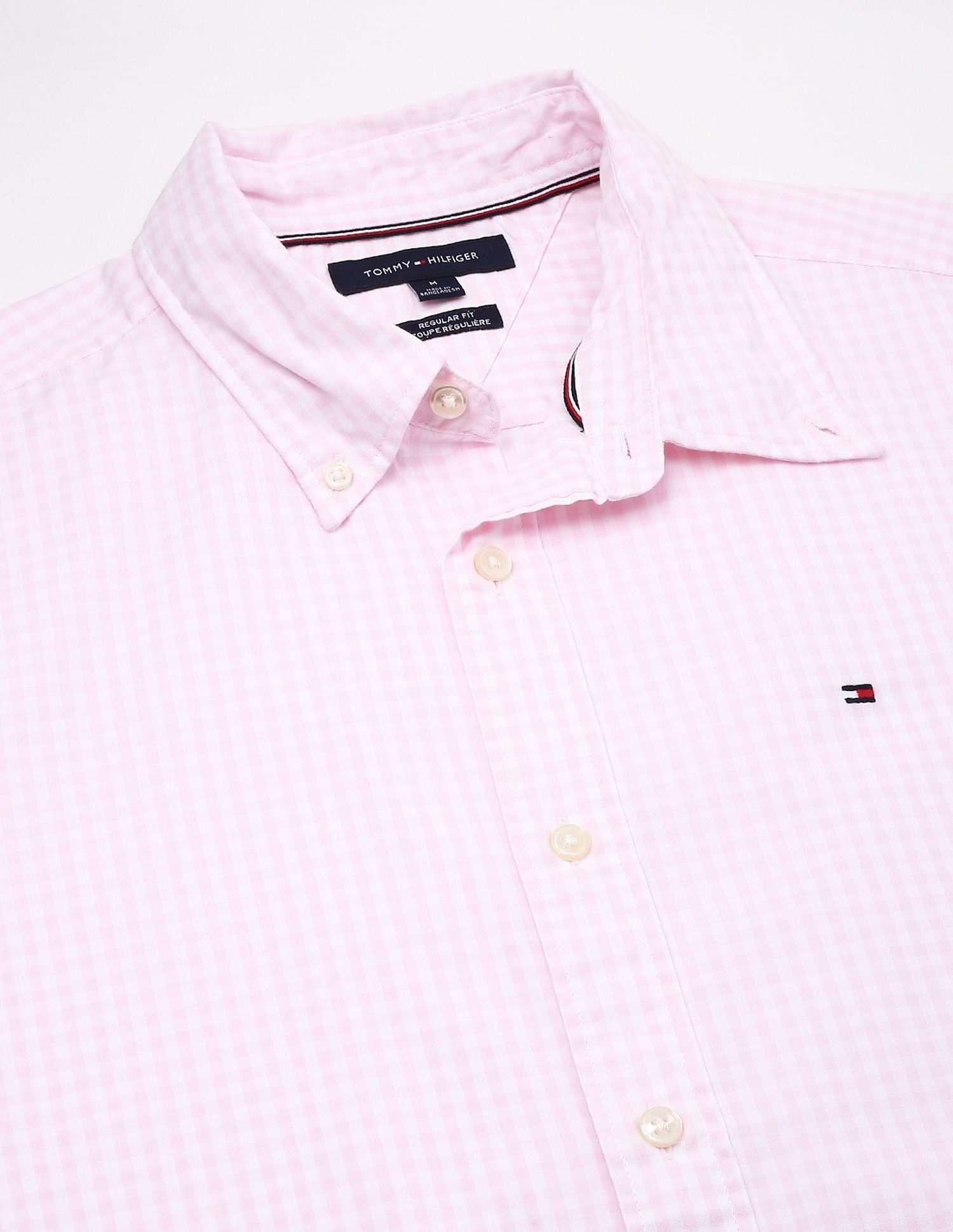 Tommy Hilfiger Checks Regular-Fit Cotton Shirt
