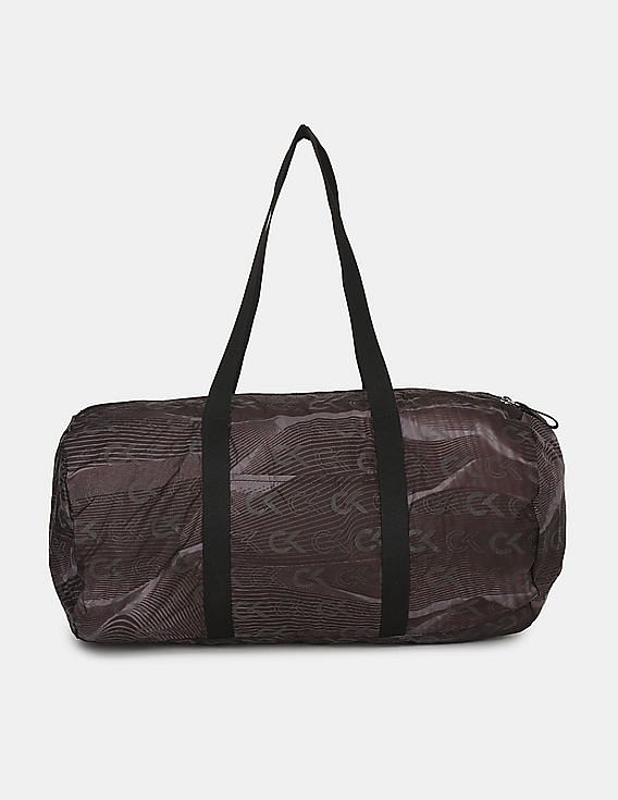 Calvin klein monogram fashion duffle bag