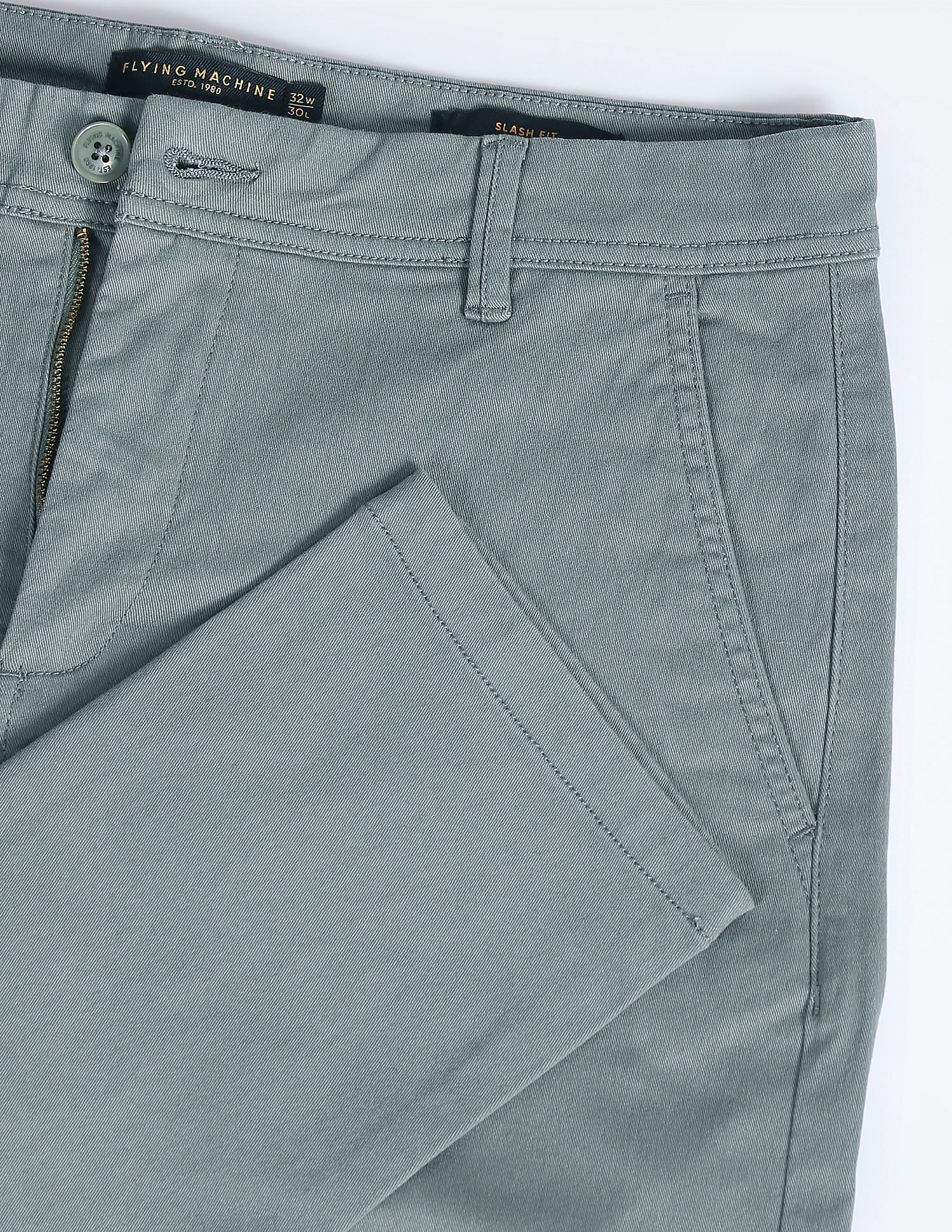 Flying Machine Solid Twill Trousers