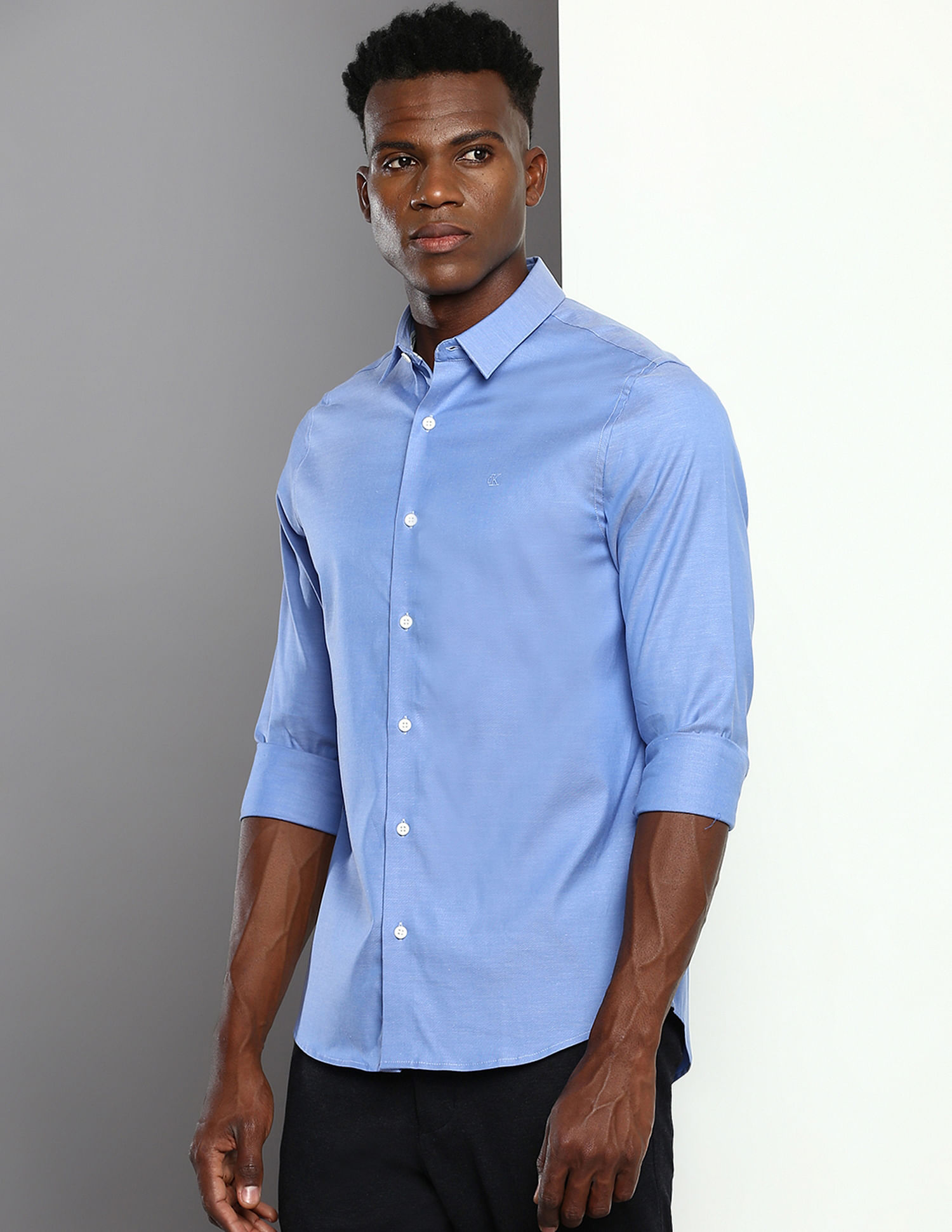 Calvin Klein Jeans Pinpoint Oxford Slim Shirt
