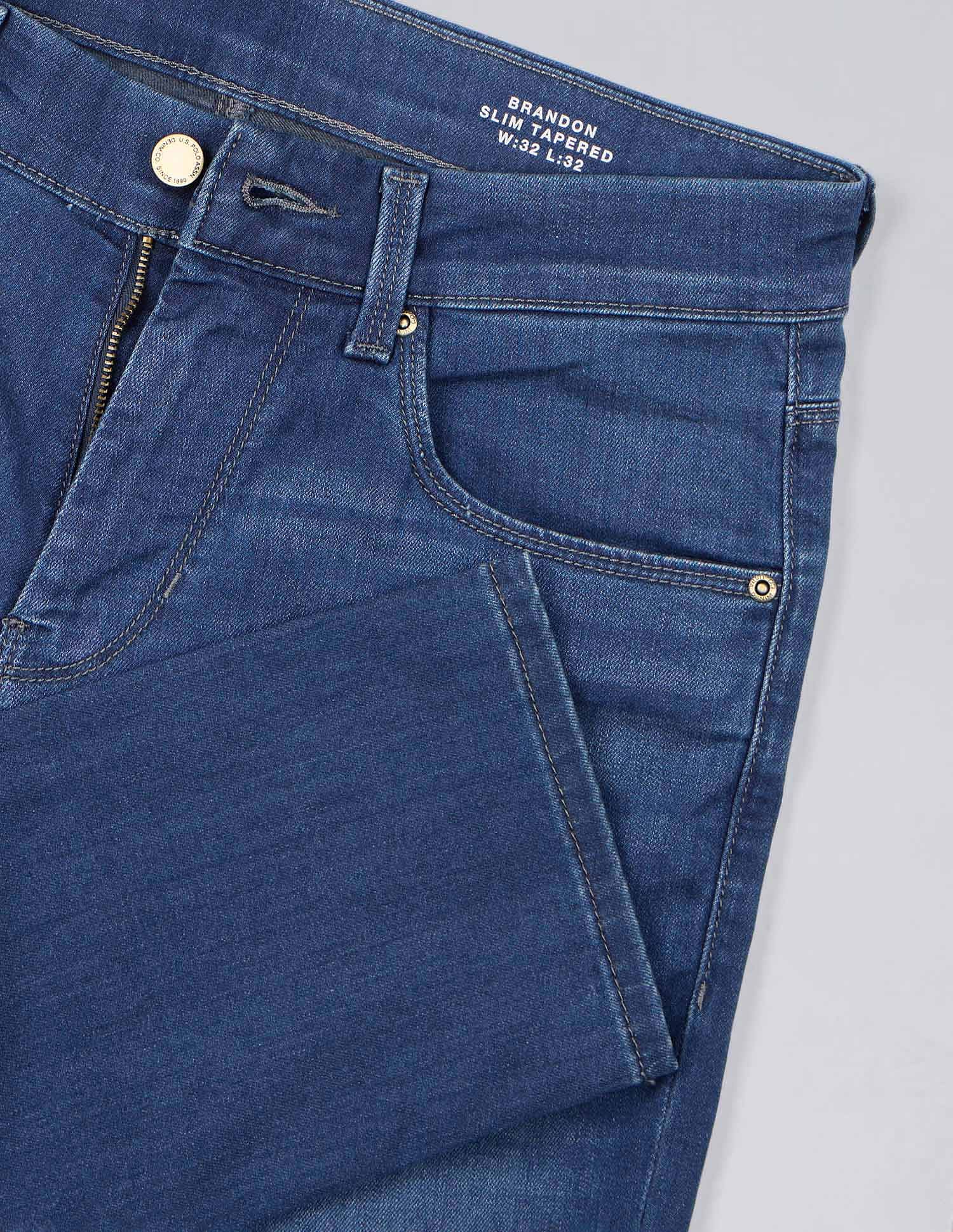 U.S. Polo Assn. Denim Co. Brandon Slim Tapered Fit Blue Jeans