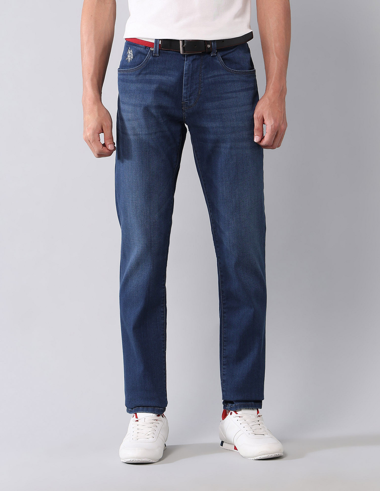 U.S. Polo Assn. Denim Co. Brandon Slim Tapered Fit Blue Jeans