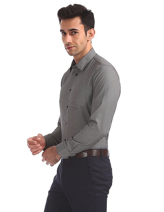 Tempo+ 4-Way Stretch Slim Fit Shirt – Pomeroy's Clothing