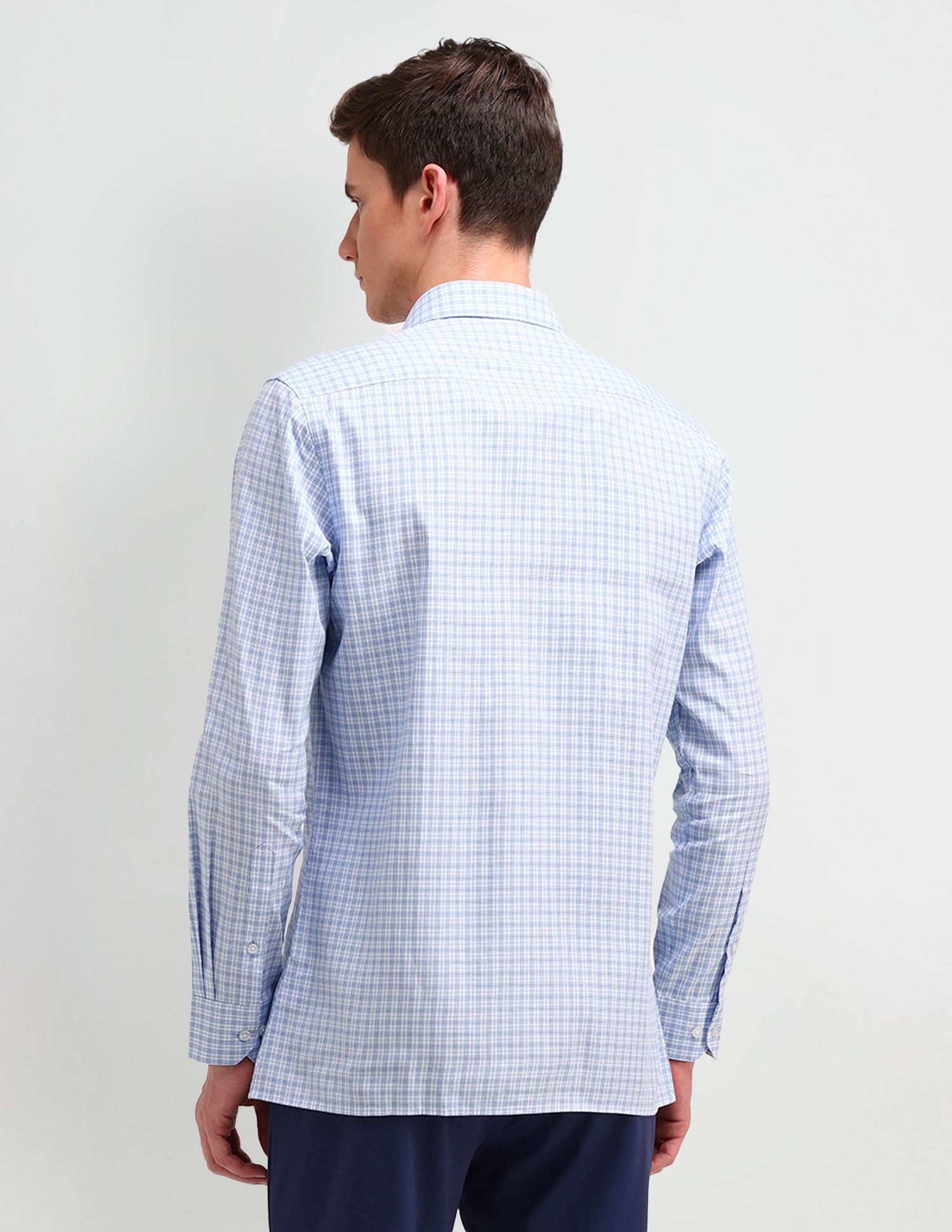 Arrow Twill Plaid Checked Shirt