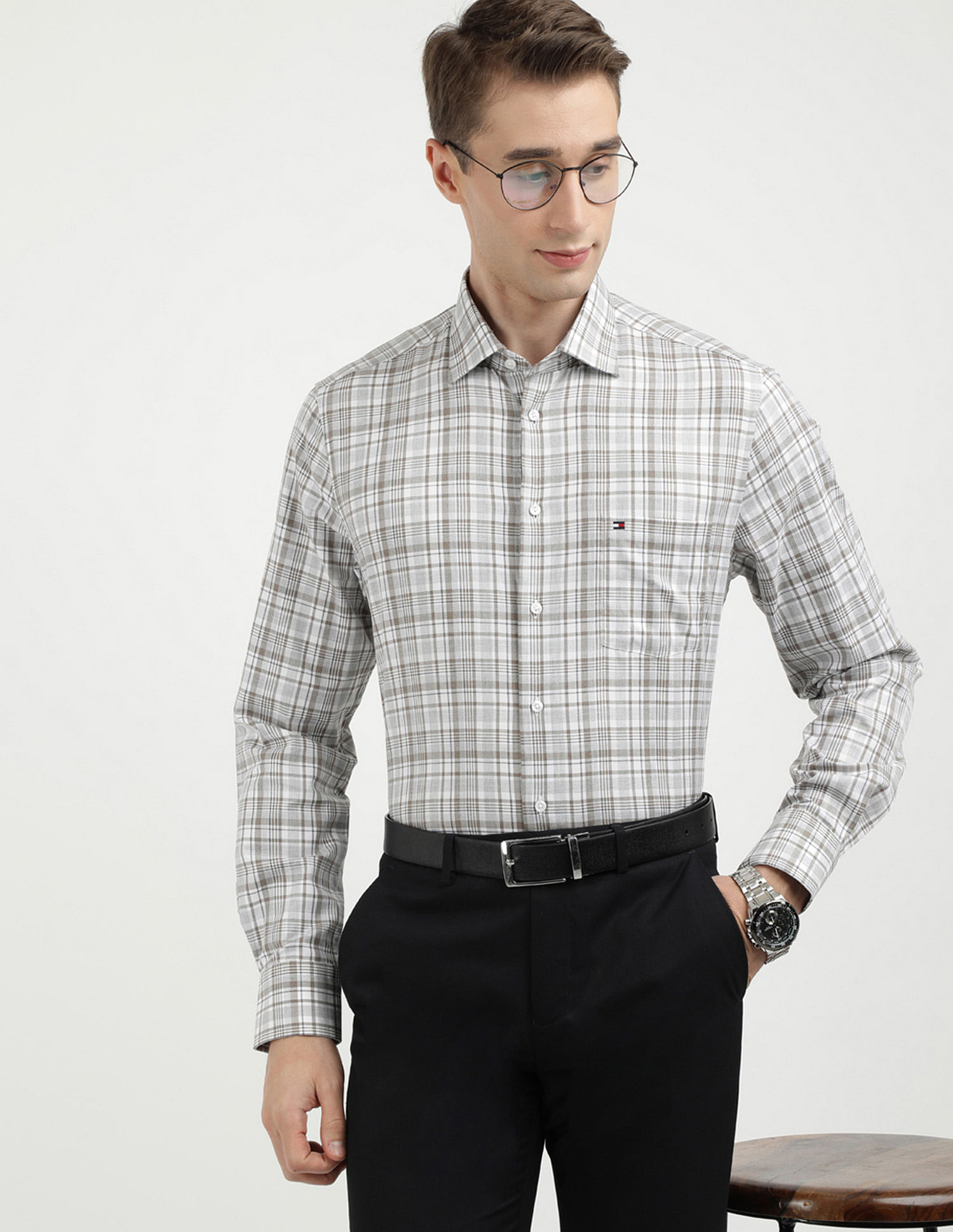 Calvin Klein Regular Fit Dobby Shirt