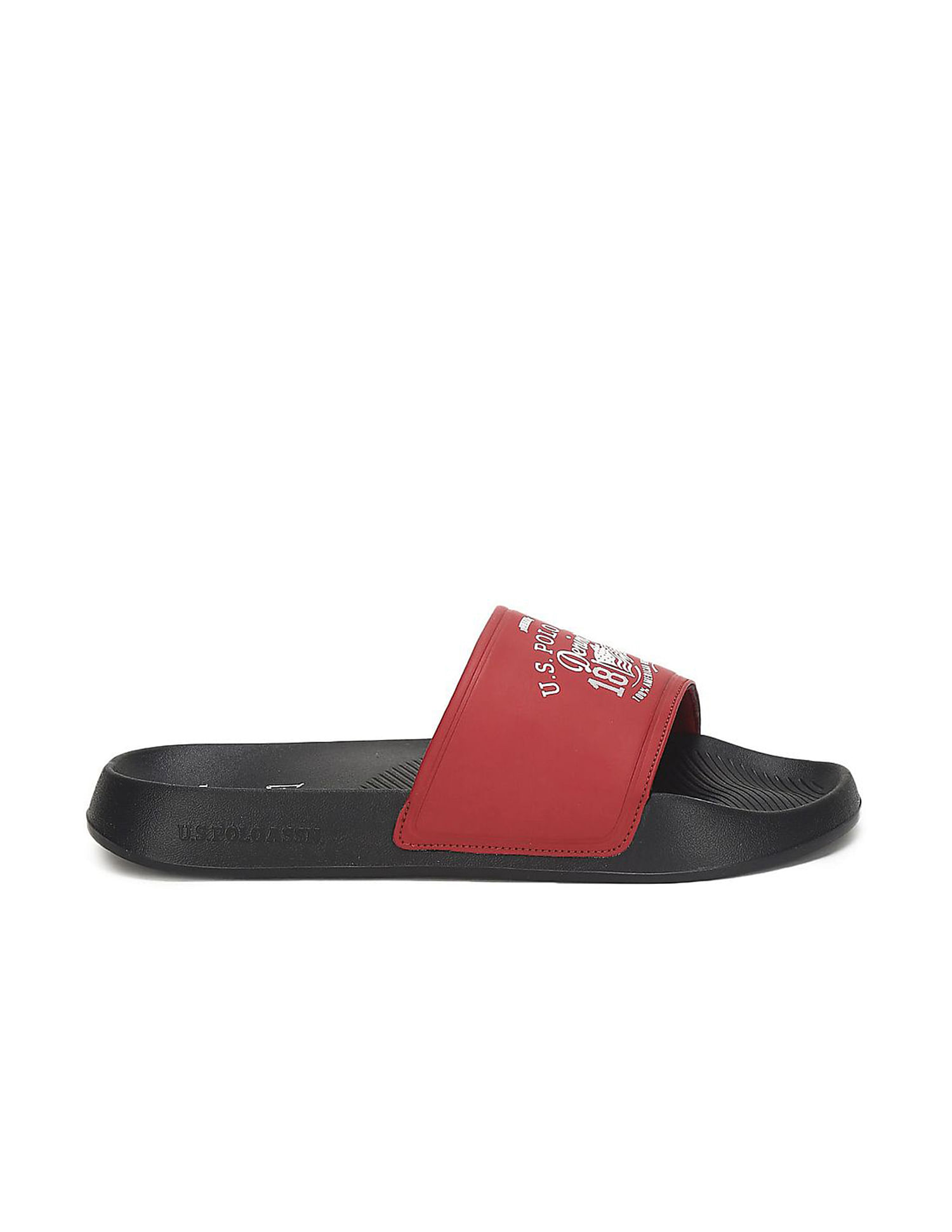 Buy U.S. Polo Assn. Brand Print Toplin 4.0 Slides NNNOW