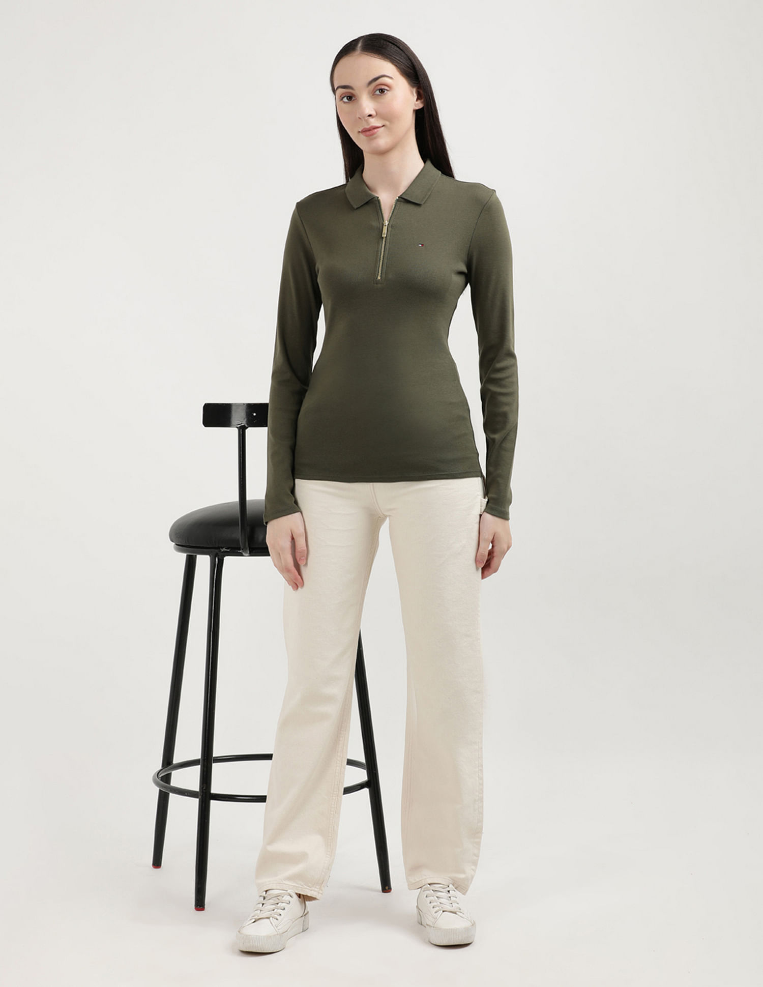 Tommy Hilfiger Mango Zip Slim Fit Polo Shirt