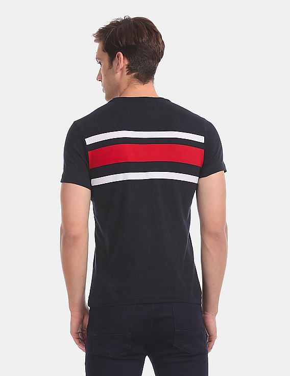 U.S. Polo Assn. Blue Crew Neck Embroidered T-Shirt
