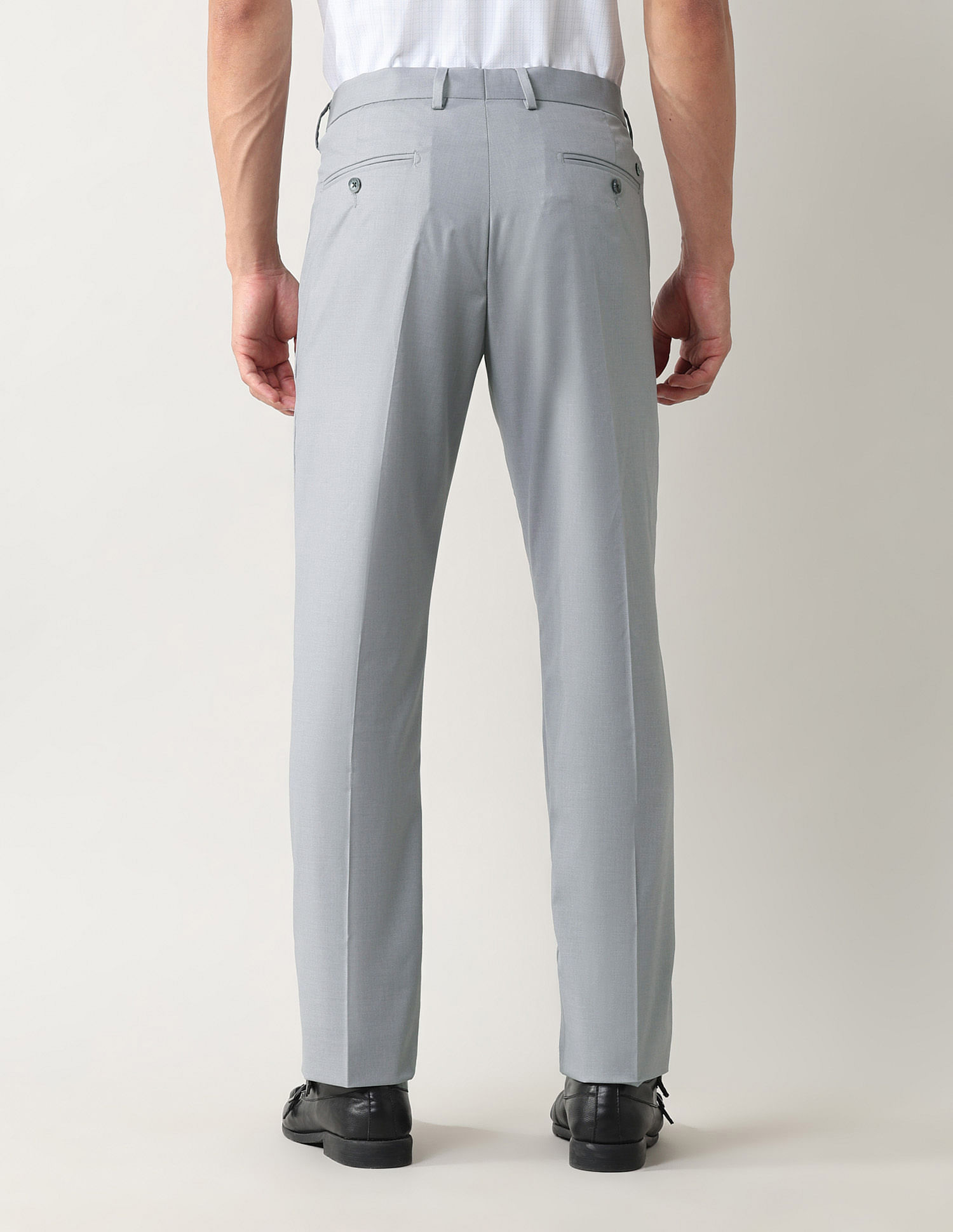 Arrow Mid Rise Regular Fit Trousers