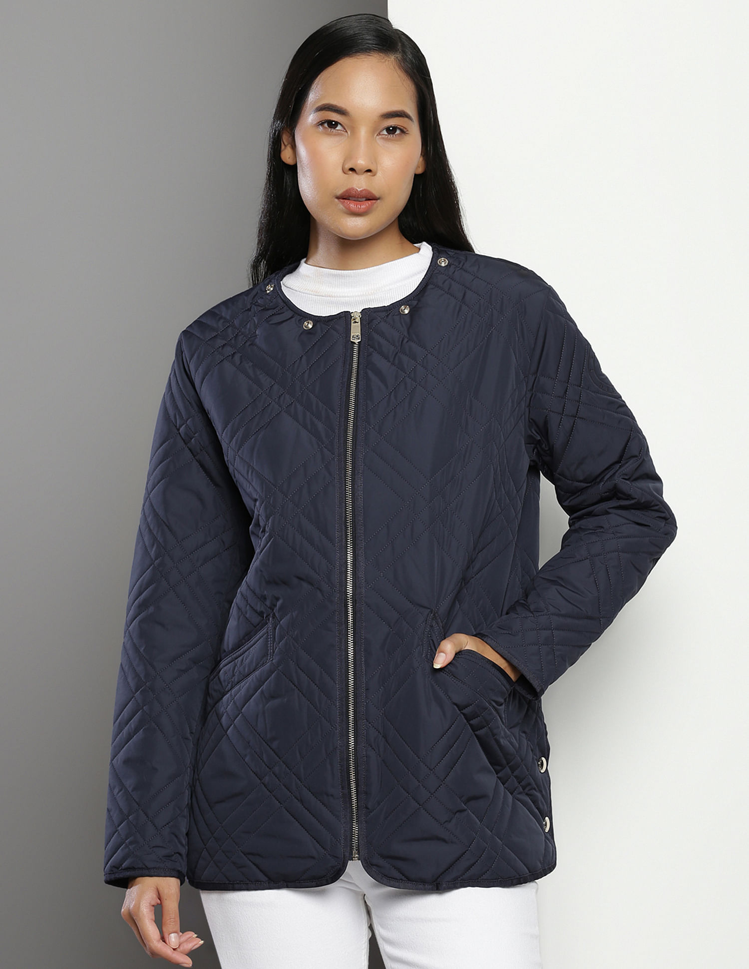 Tommy Hilfiger Detachable Hood Quilted Jacket