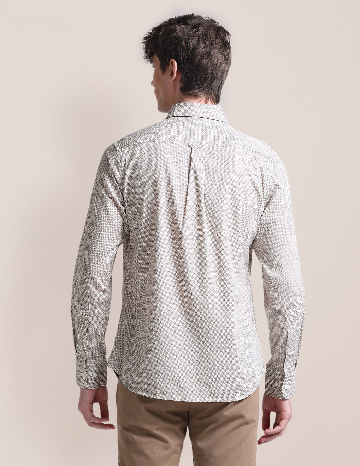 U.S. Polo Assn. Cutaway Collar Cotton Shirt