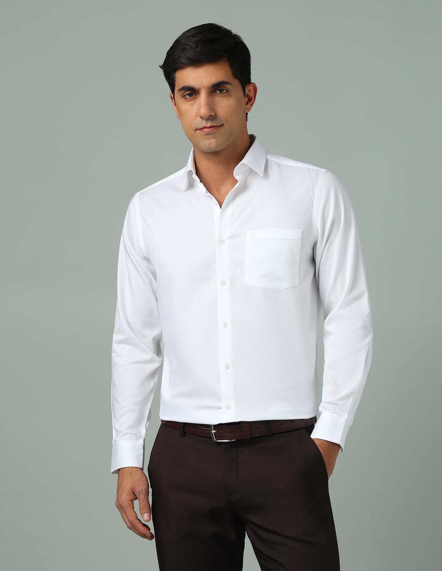 Arrow Iconic Liberty Classic Regular Fit Solid Shirt