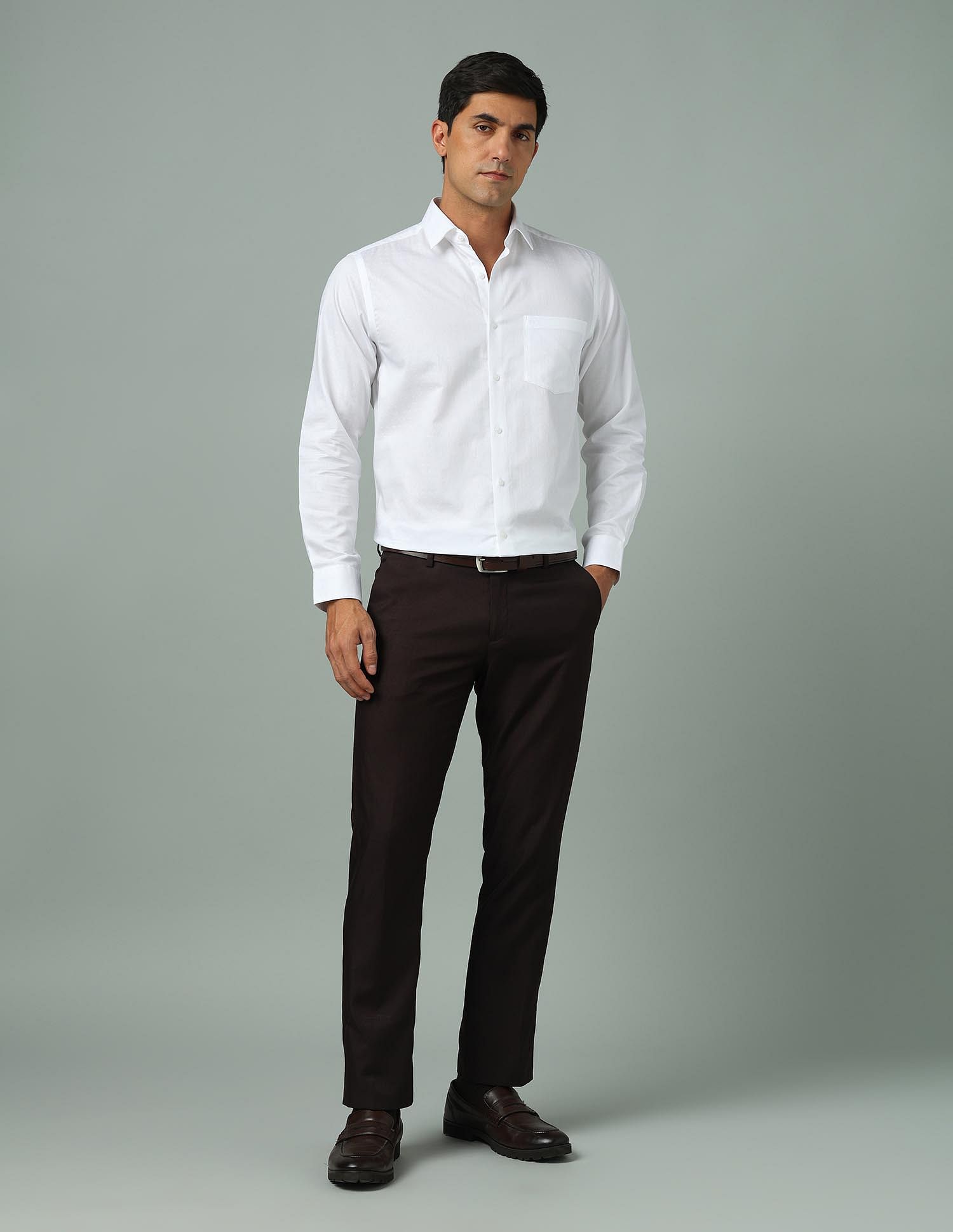 Arrow Iconic Liberty Classic Regular Fit Solid Shirt