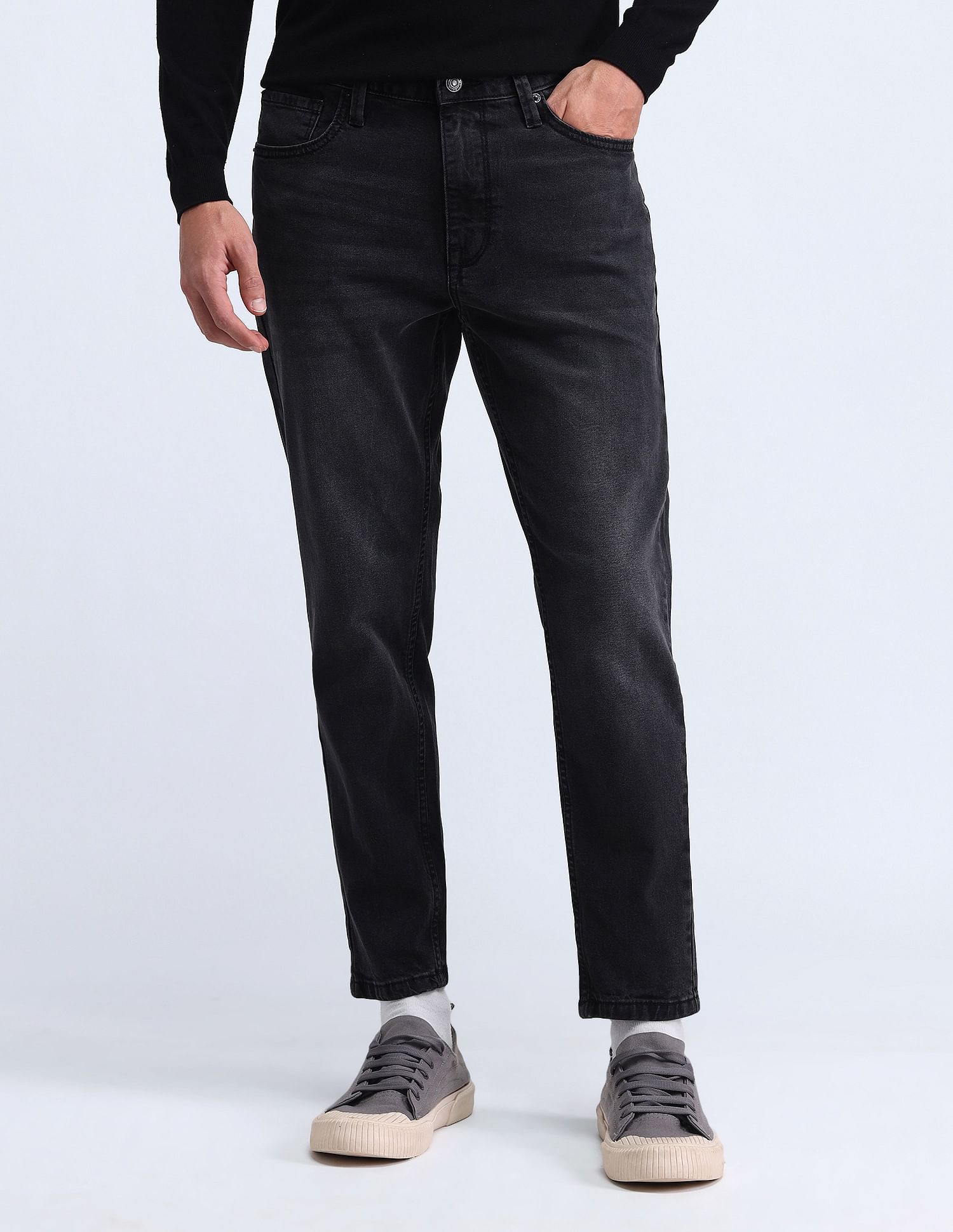 Flying Machine Mankle Slim Fit Whiskered Jeans