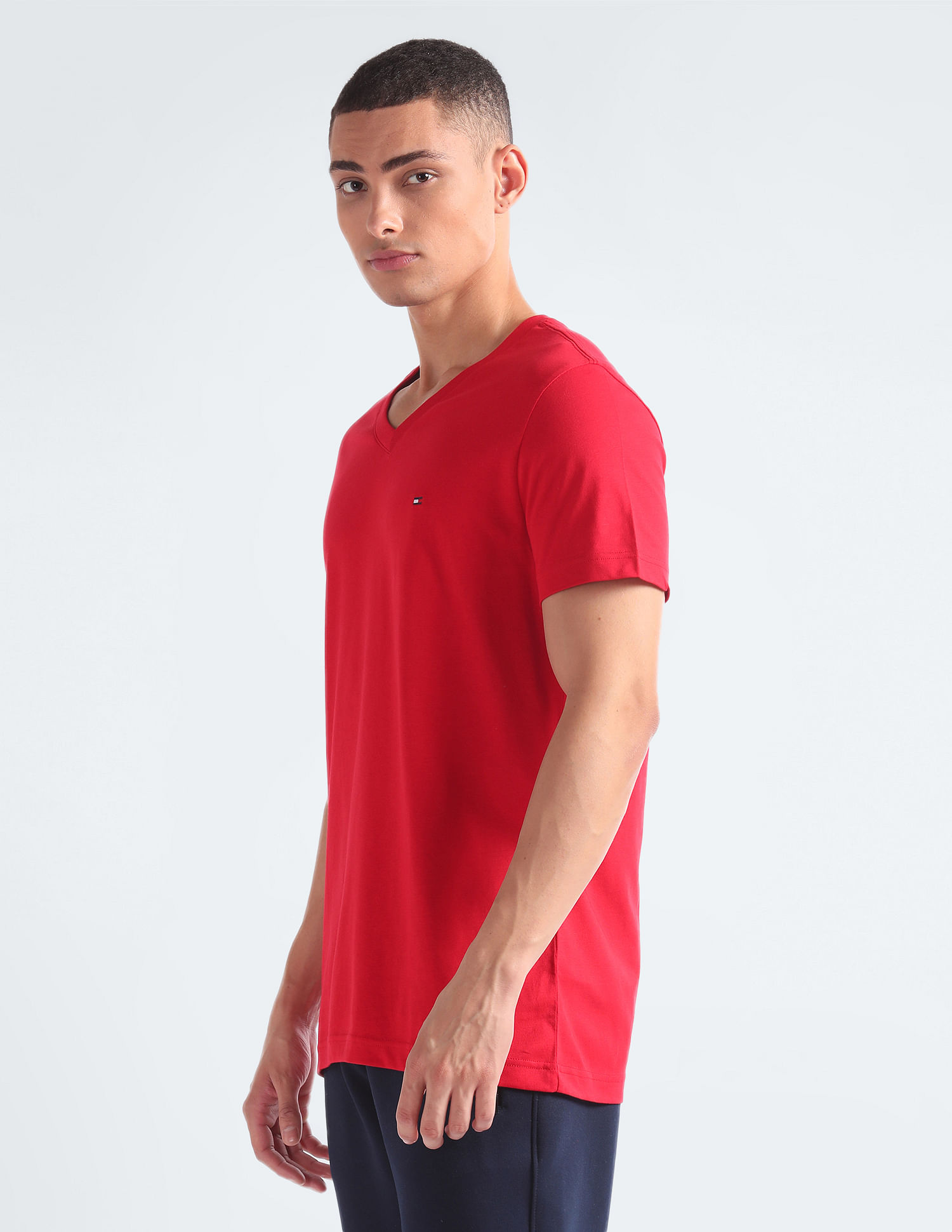 Tommy Hilfiger Pure Cotton Essential V-Neck T-Shirt