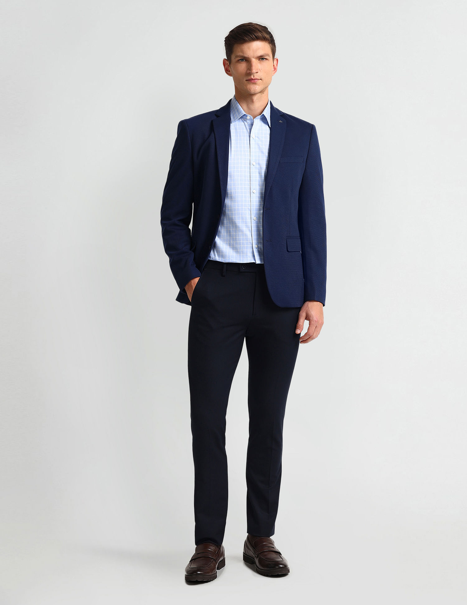 Arrow Manhattan Slim Fit Dobby Shirt