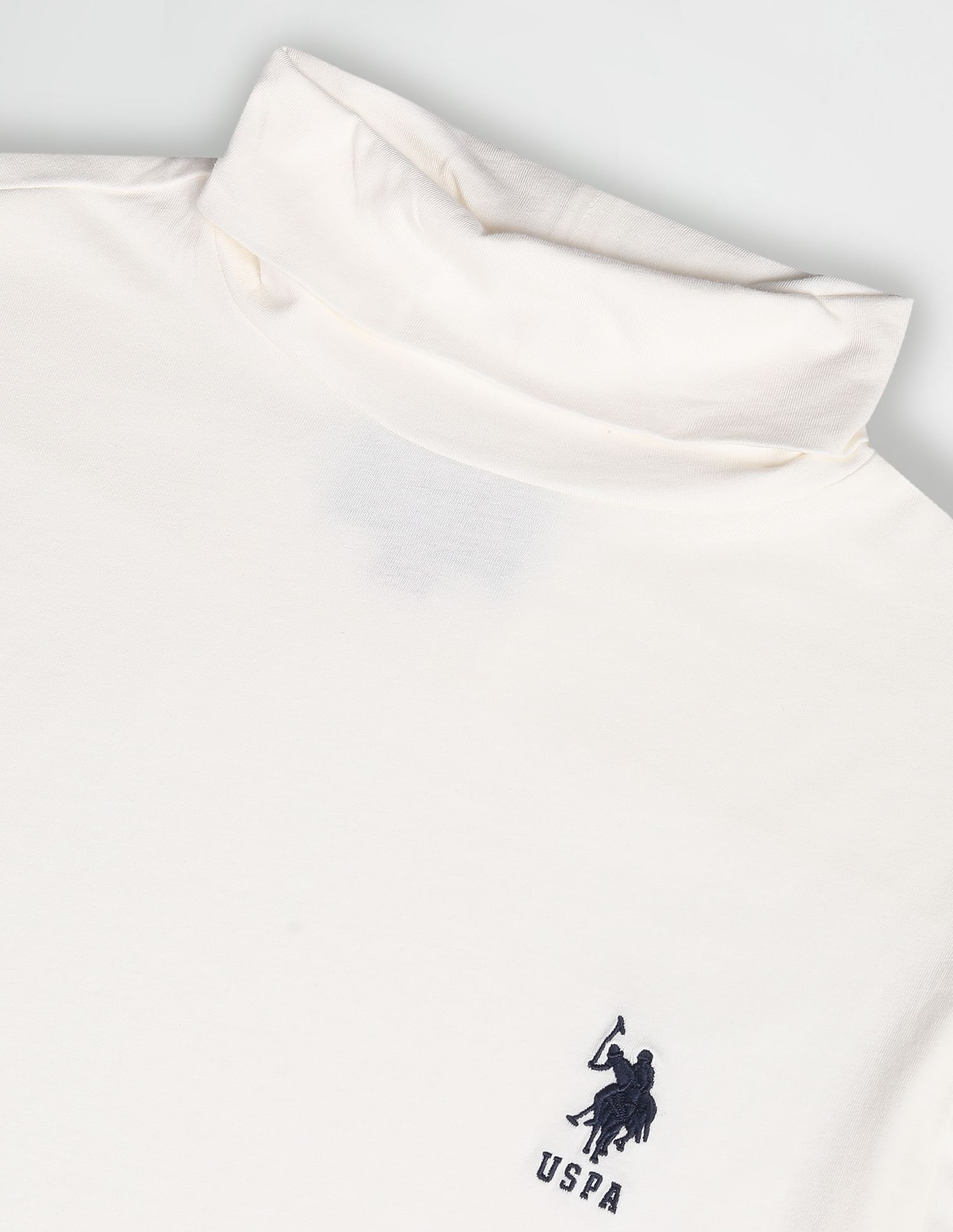 U.S. Polo Assn. Denim Co. Turtle Neck Long Sleeve T-Shirt