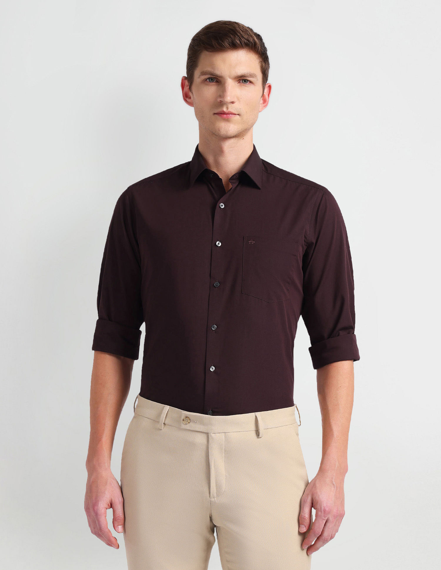 Arrow Solid Dobby Shirt