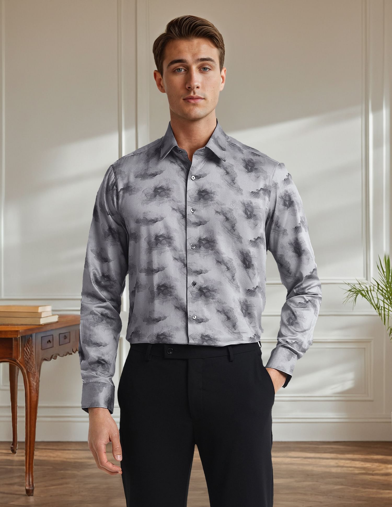 Arrow 1851 Tailored Fit Pure Cotton Shirt