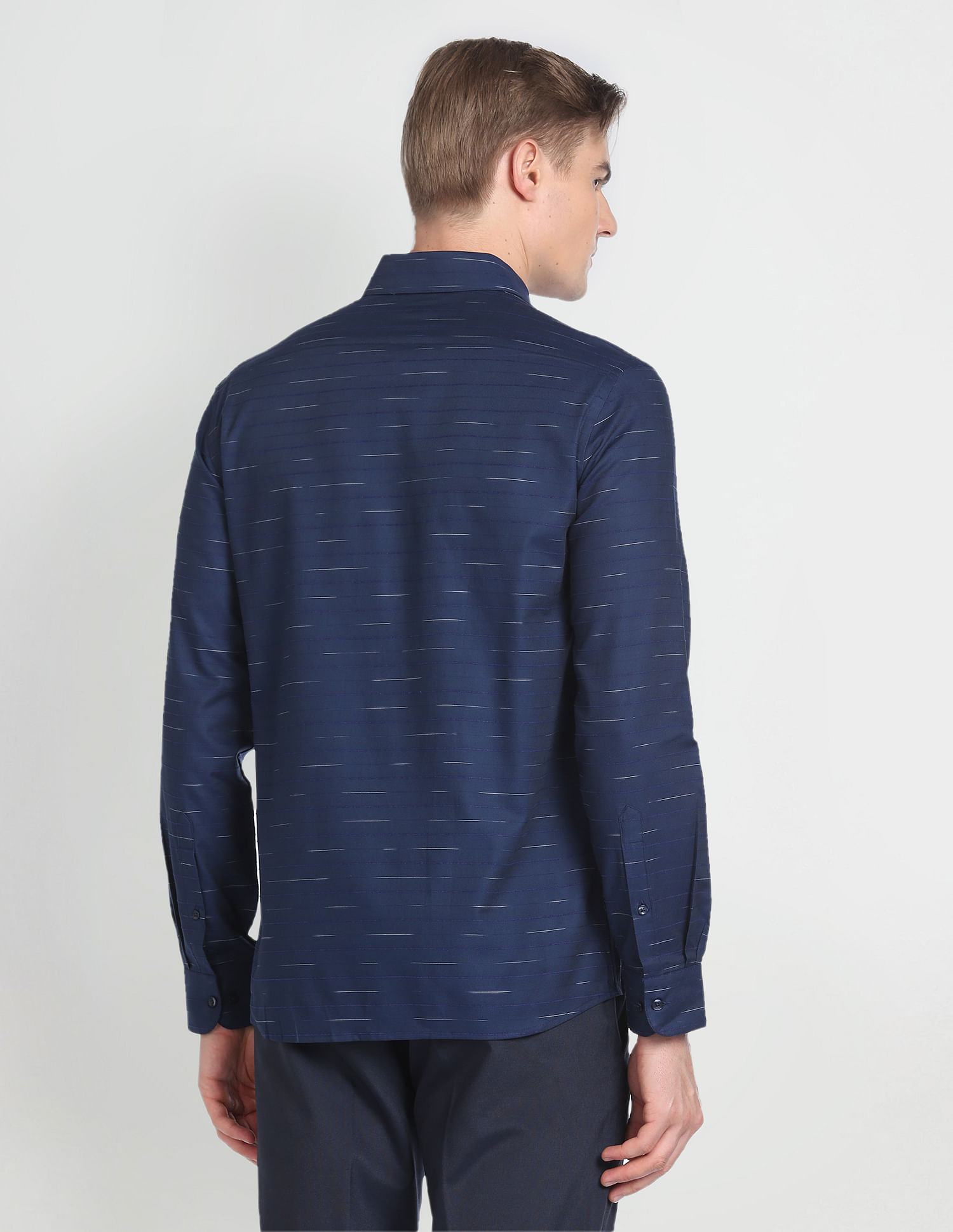 Arrow Horizontal Stripe Formal Shirt
