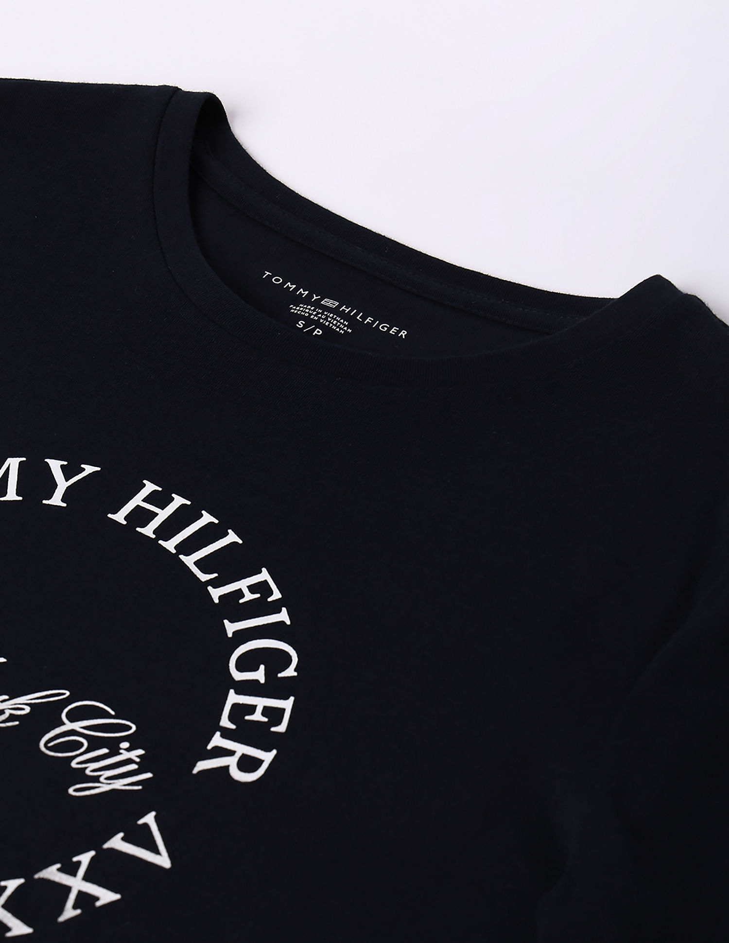 Tommy Hilfiger Pure Cotton Brand Print T-Shirt