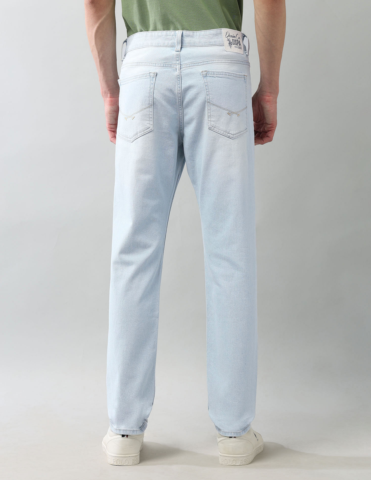U.S. Polo Assn. Denim Co. Vintage Brandon Slim Tapered Fit Blue Jeans
