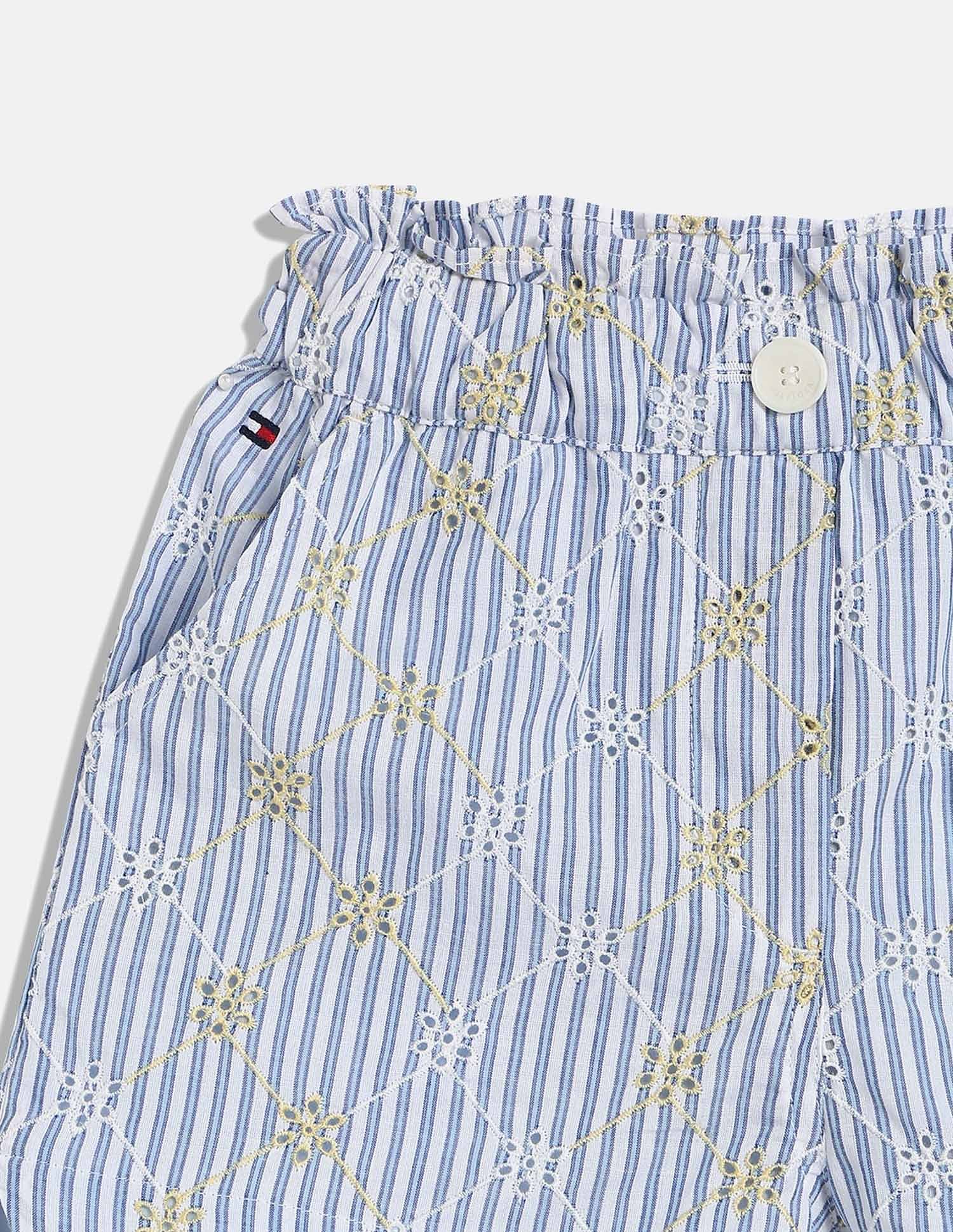 Tommy Hilfiger Kids S25KGND010 BLUE Girls Shorts