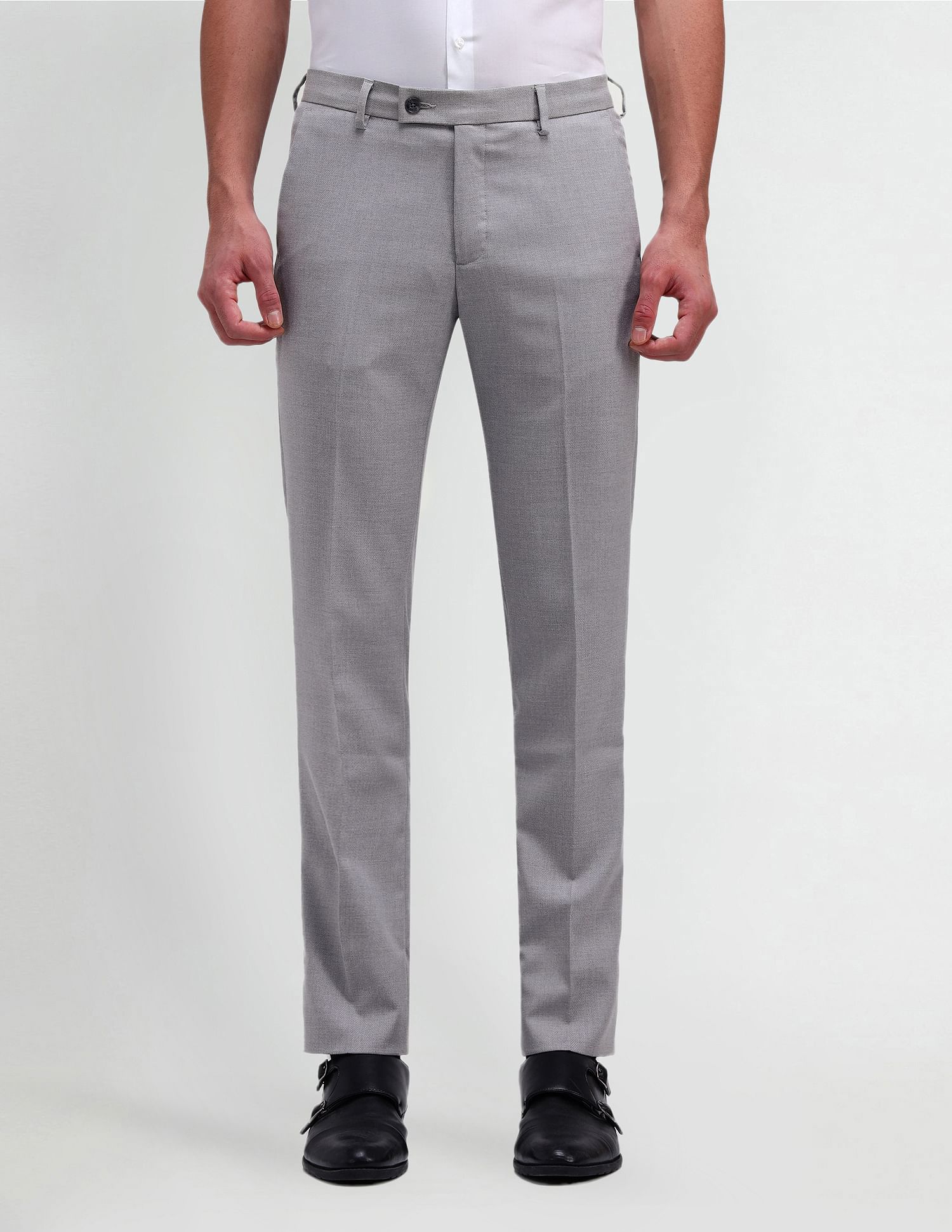 Arrow Slim Fit Dobby Trousers