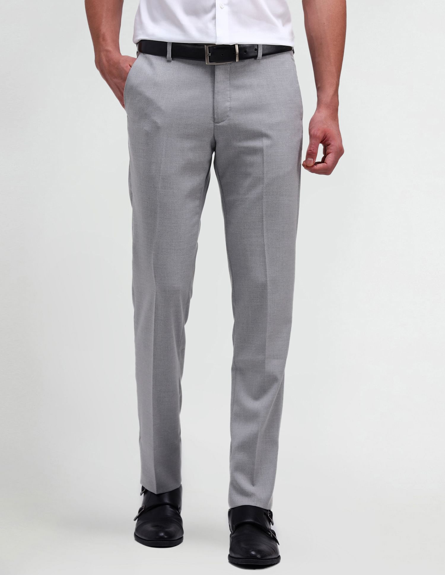 Arrow Slim Fit Dobby Trousers