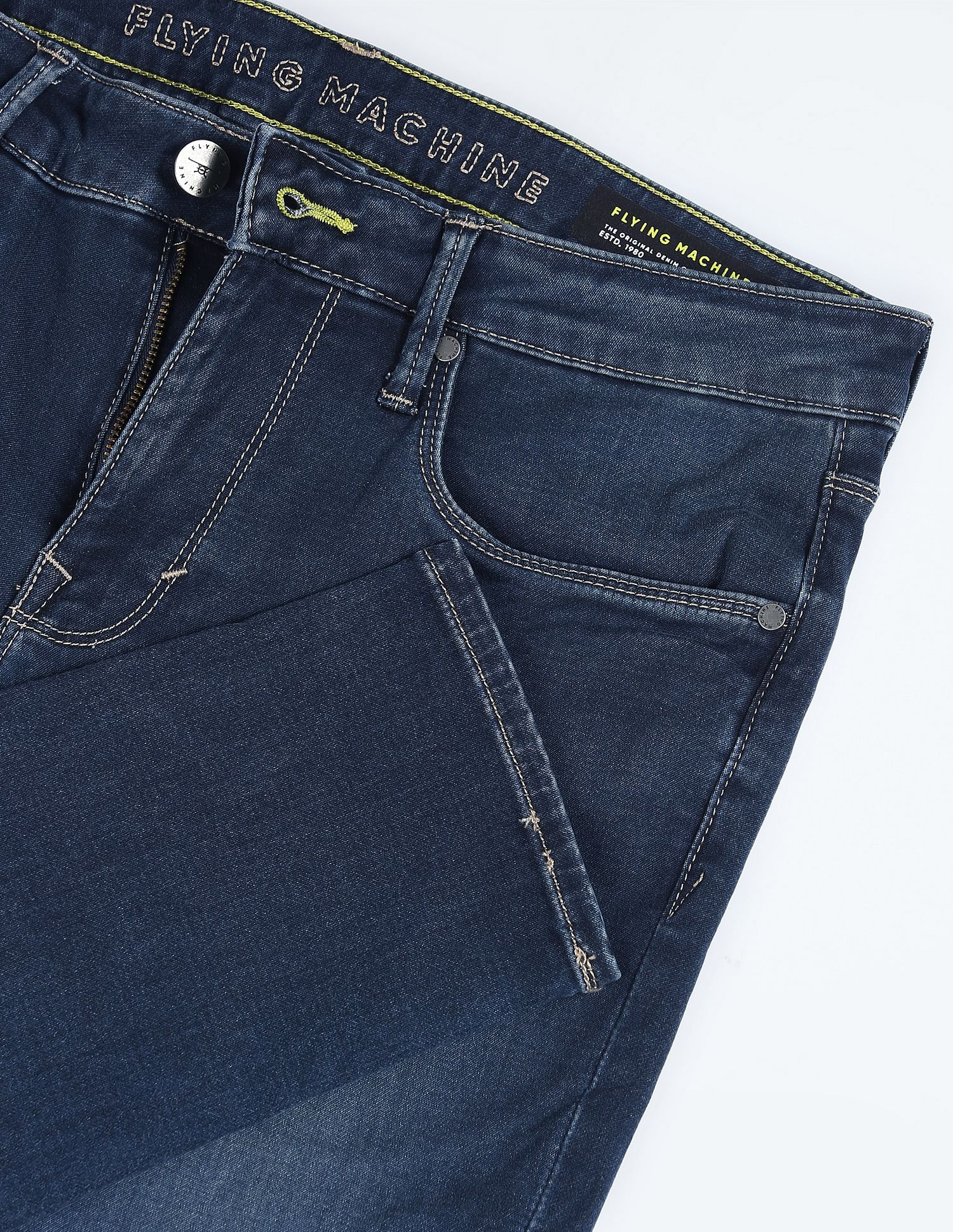 Flying Machine Mid Rise Jackson Super Skinny Jeans