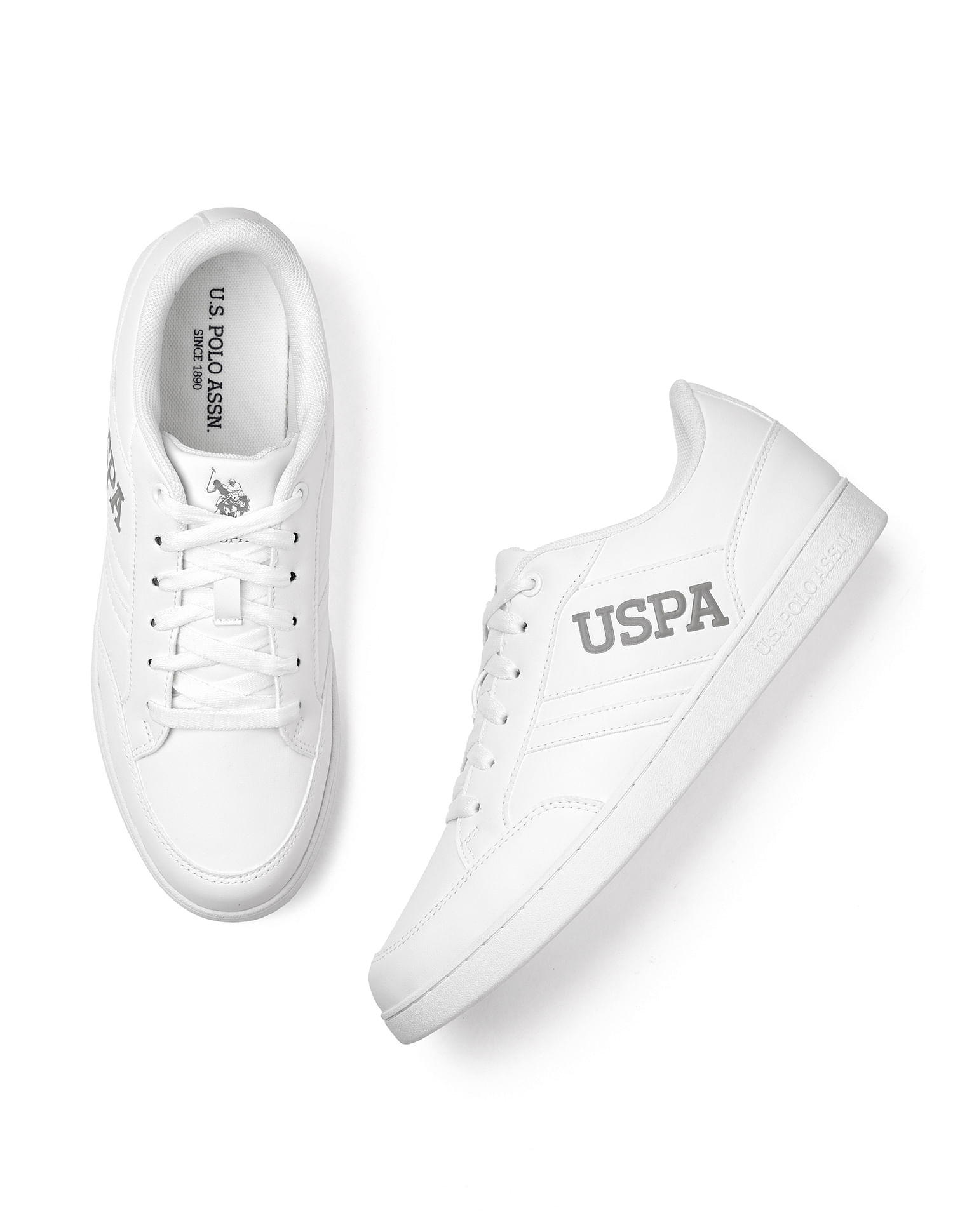U.S. Polo Assn. Round Toe Solid Gala Sneakers