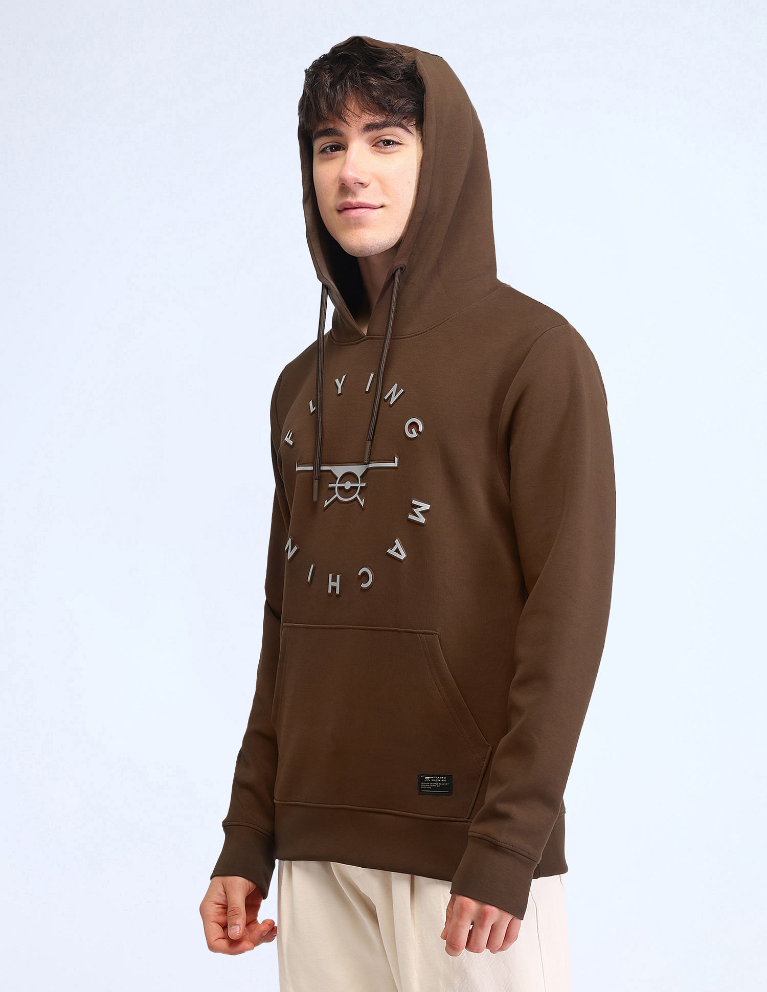 Flying Machine Regular Fit Printed Sweatshirt