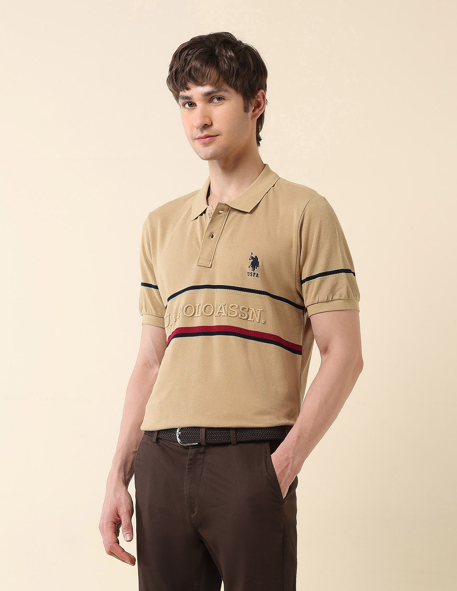U.S. Polo Assn. Brand Embroidered Classic Polo Shirt