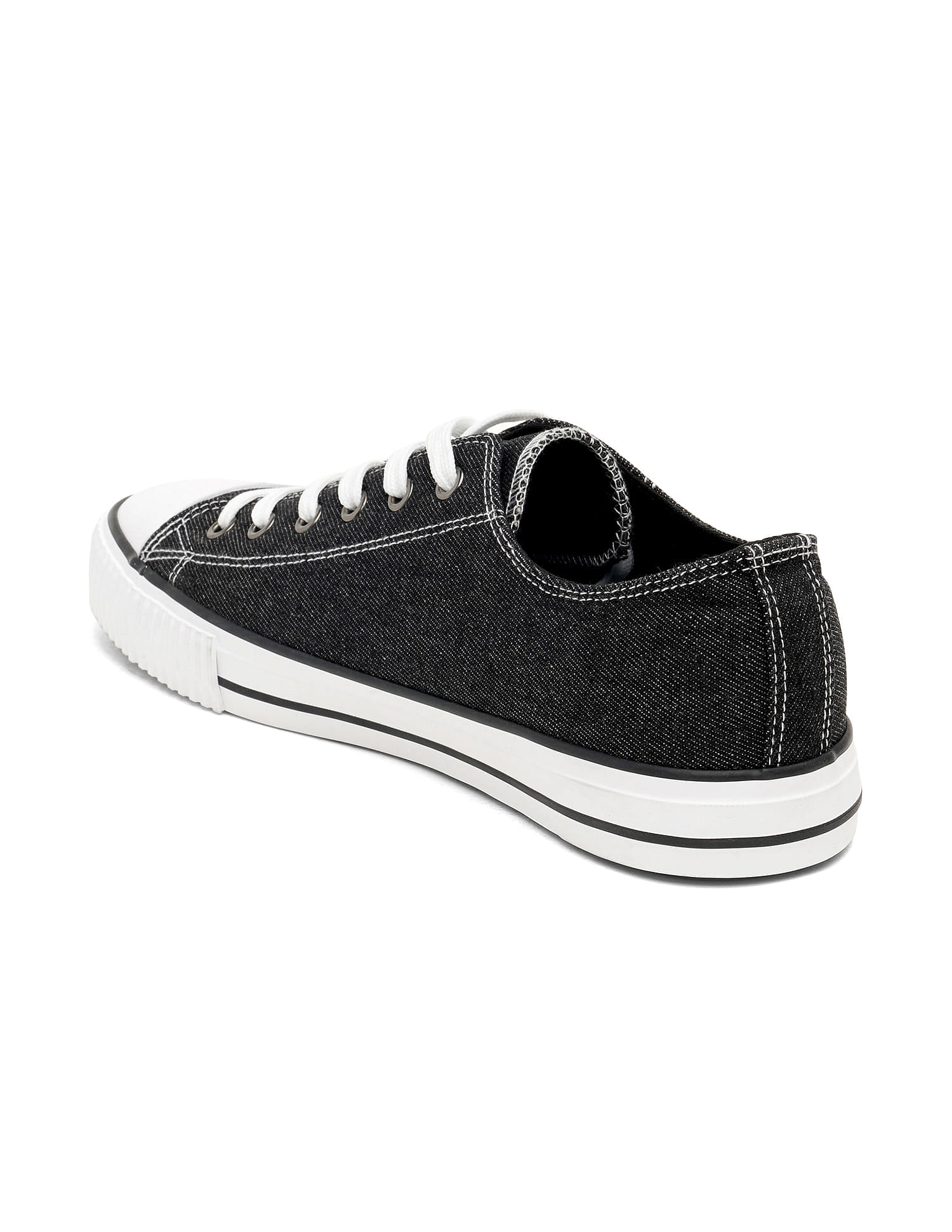 Flying Machine Men Round Toe Washed Cox 2.0 Sneakers