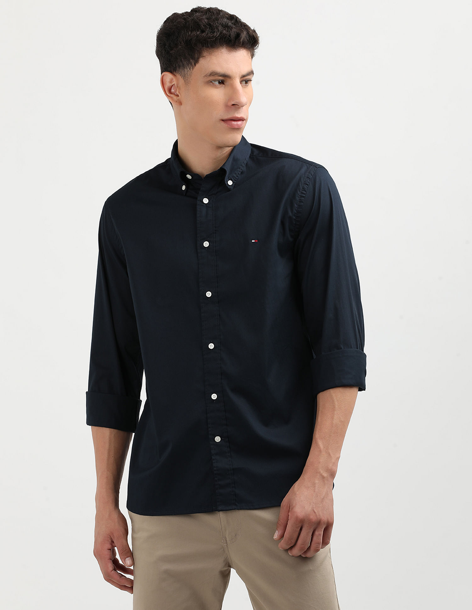 Tommy Hilfiger Solid Twill Shirt
