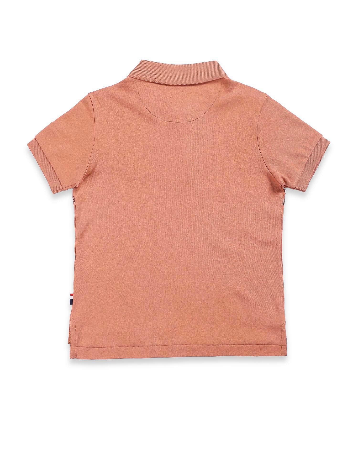 U.S. Polo Assn. Kids Boys Zipper Polo Shirt