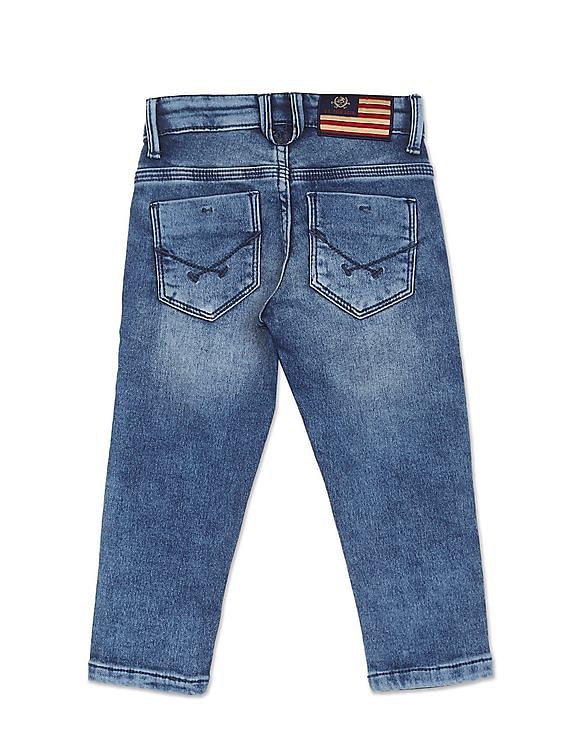 U.S. Polo Assn. Kids Mid Rise Slim Fit Jeans
