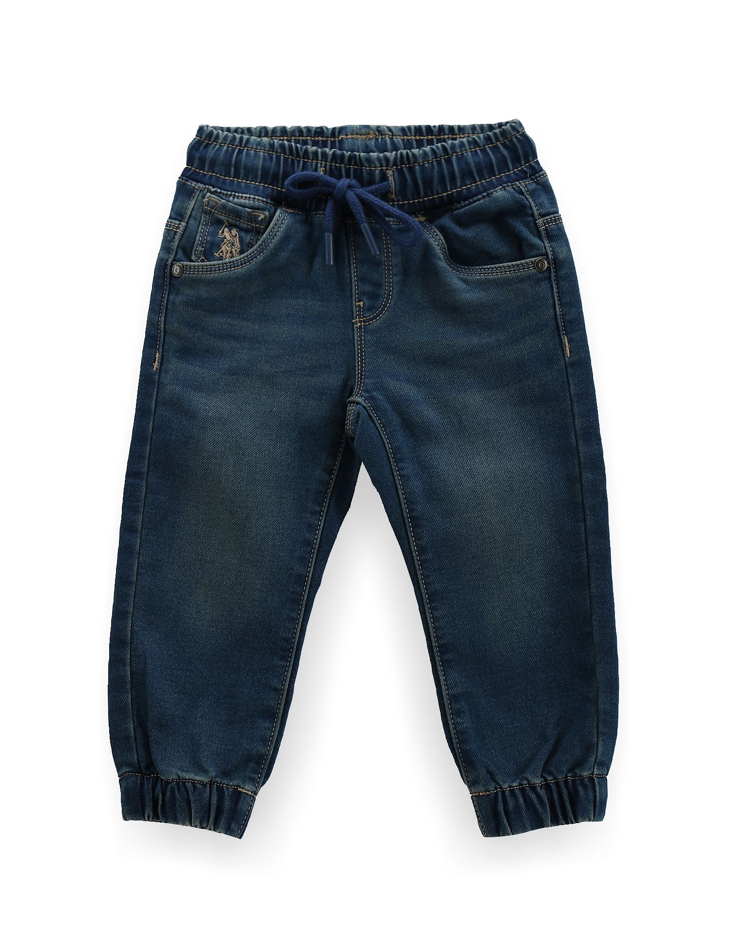 U.S. Polo Assn. Kids Boys Slim Fit Blue Jeans