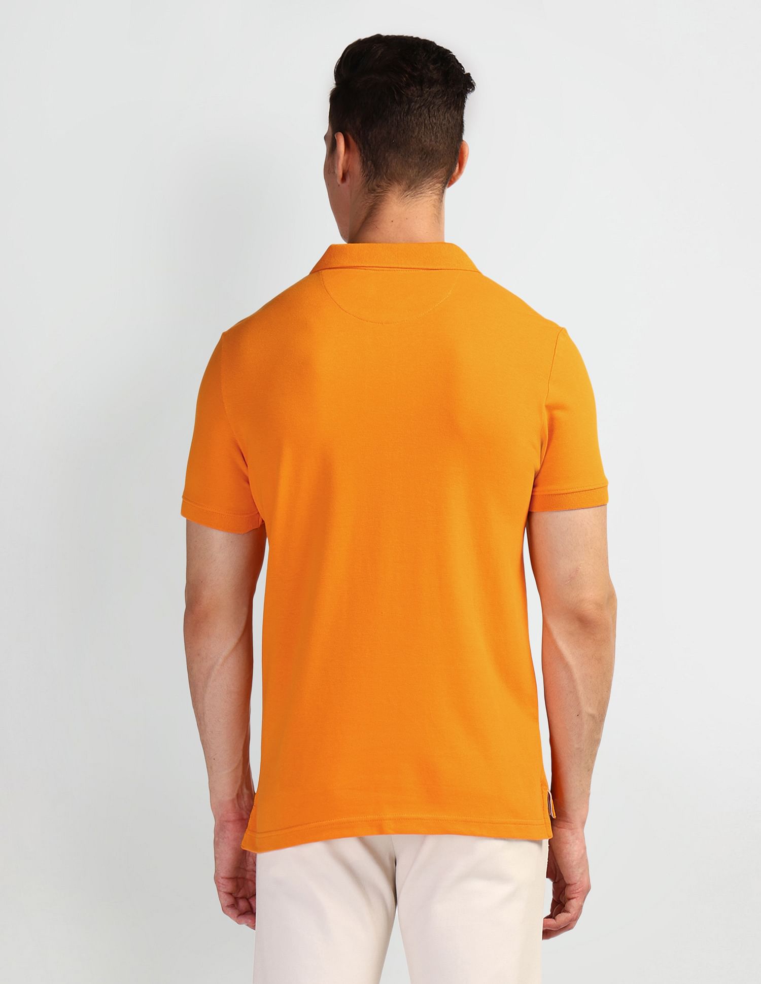 U.S. Polo Assn. Denim Co. Brand Print Pique Polo Shirt