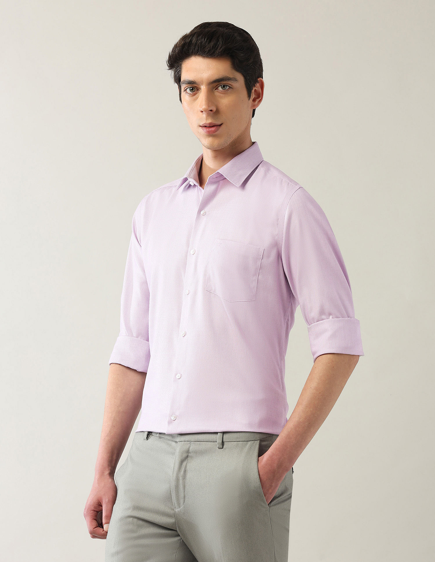 Arrow Manhattan Slim Fit Autopress Shirts